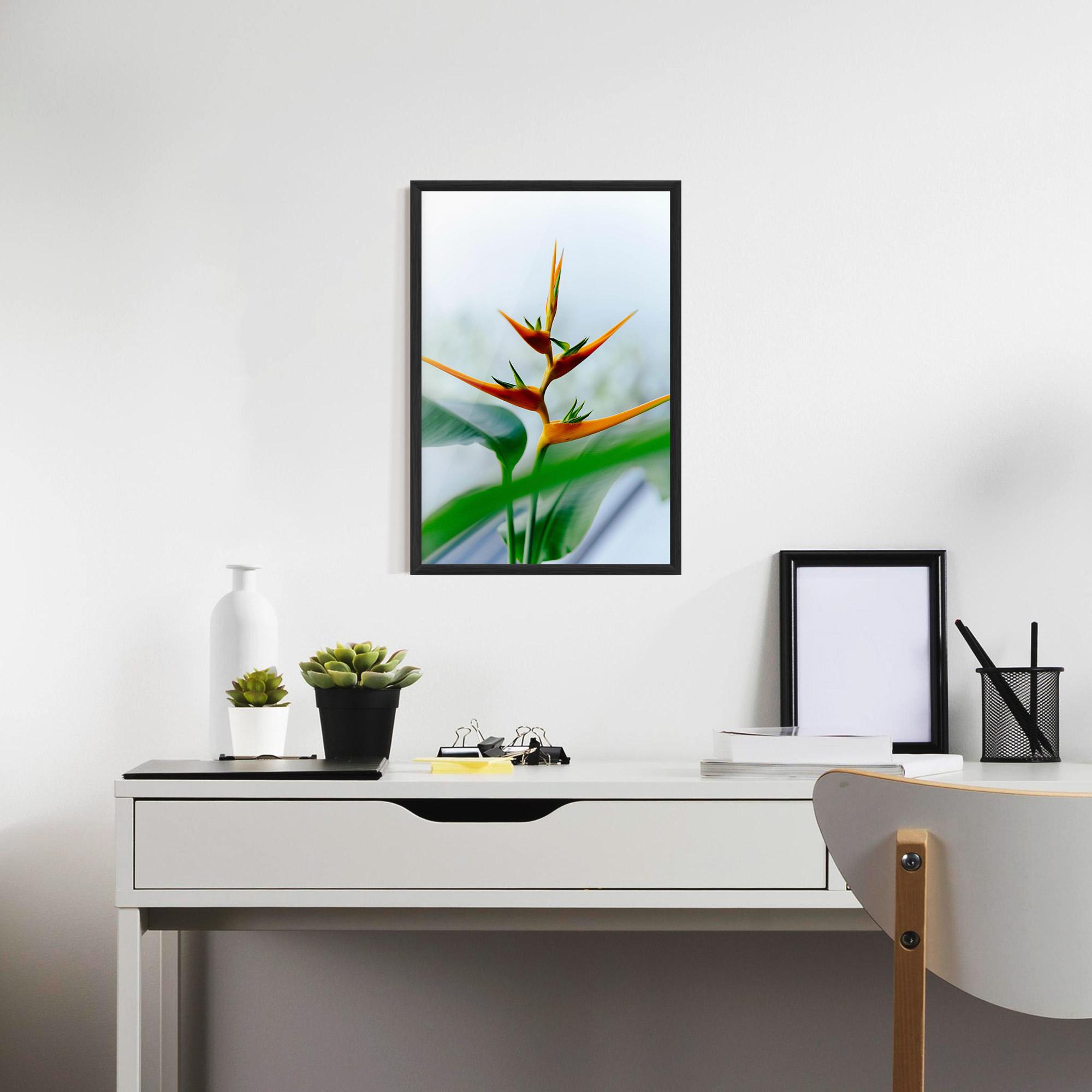 Poster Înrămat Exotic Orange Green mockup 7