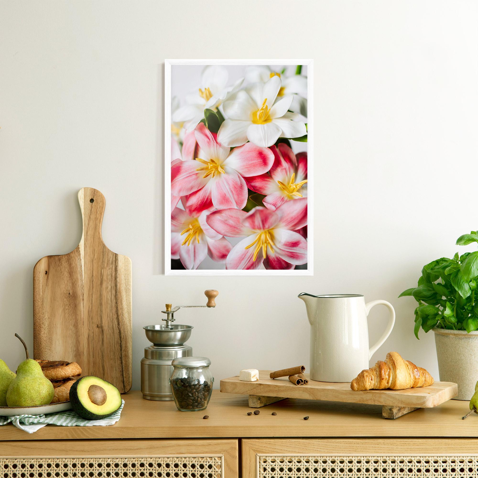 Poster Înrămat Beautiful Exotic Flower mockup 8