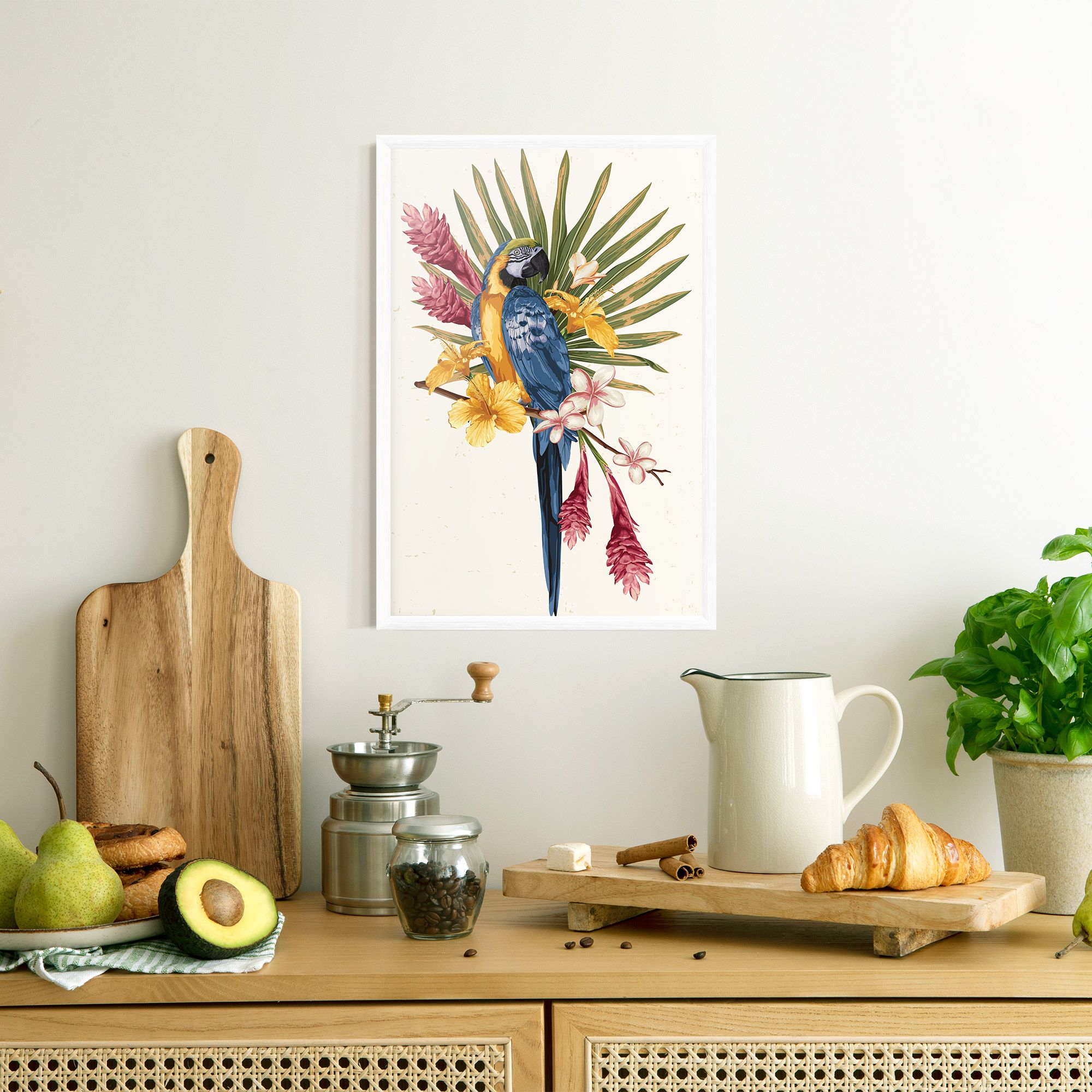 Exotic Bird Flower mockup 8