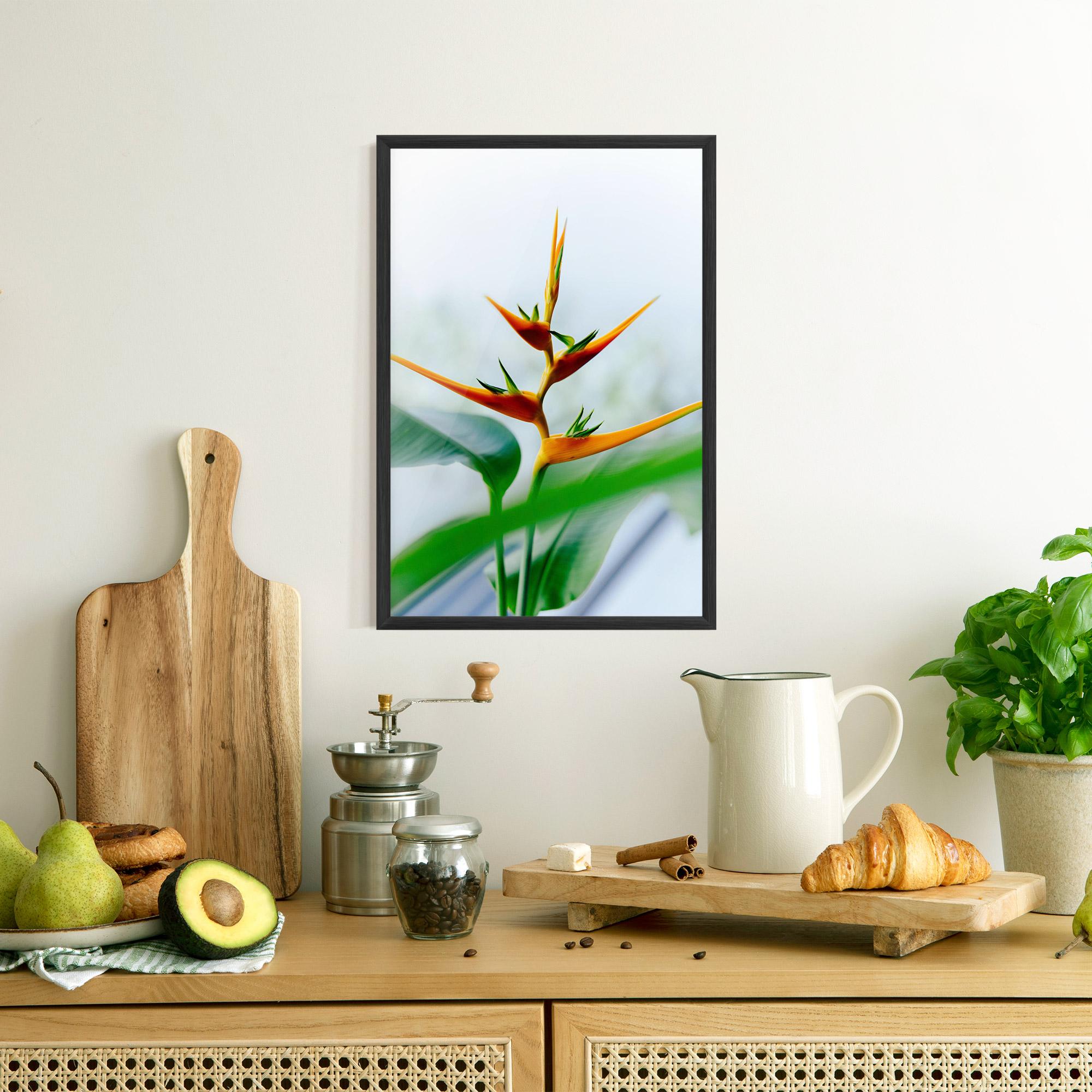 Poster Înrămat Exotic Orange Green mockup 8