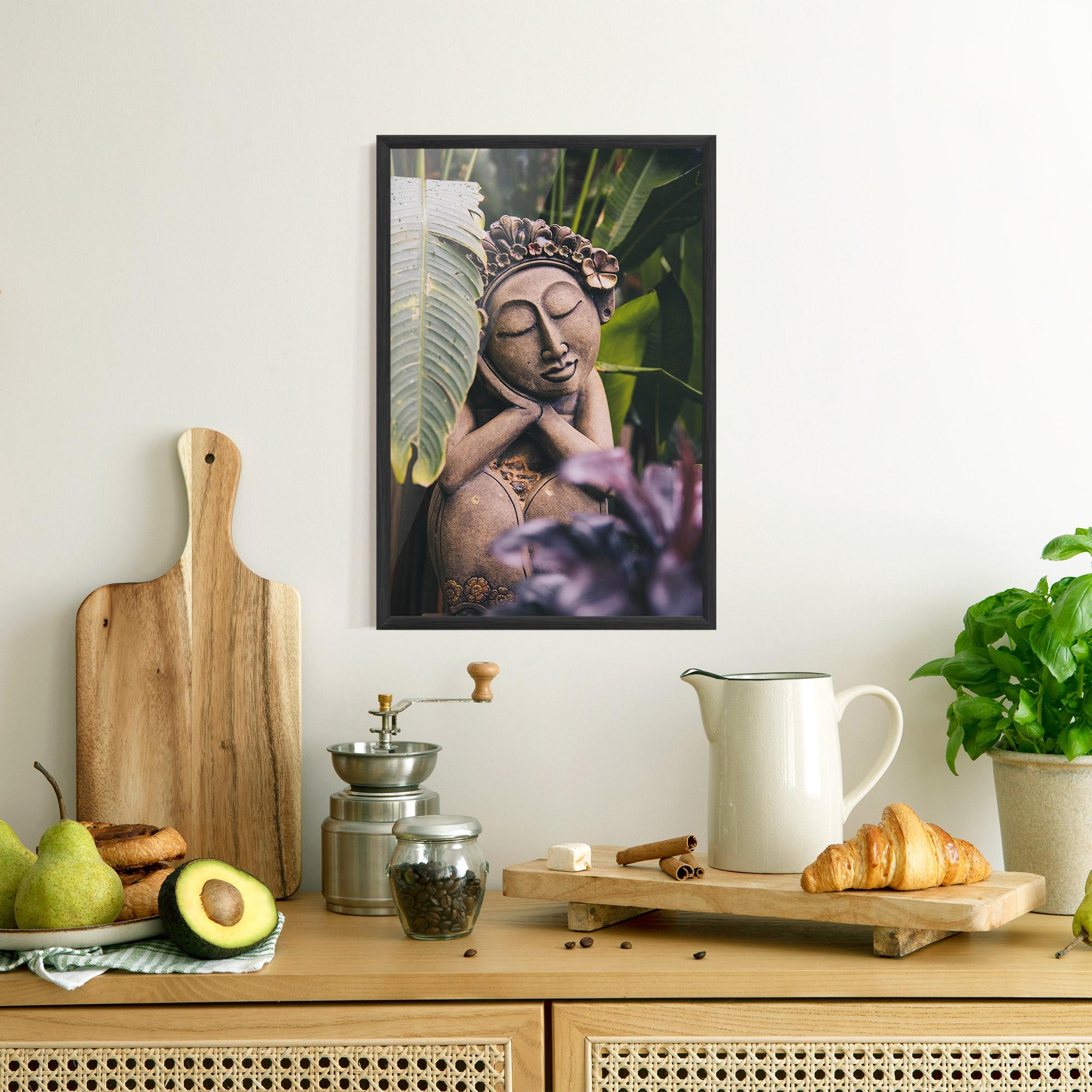 Poster Înrămat Exotic Statue mockup 8