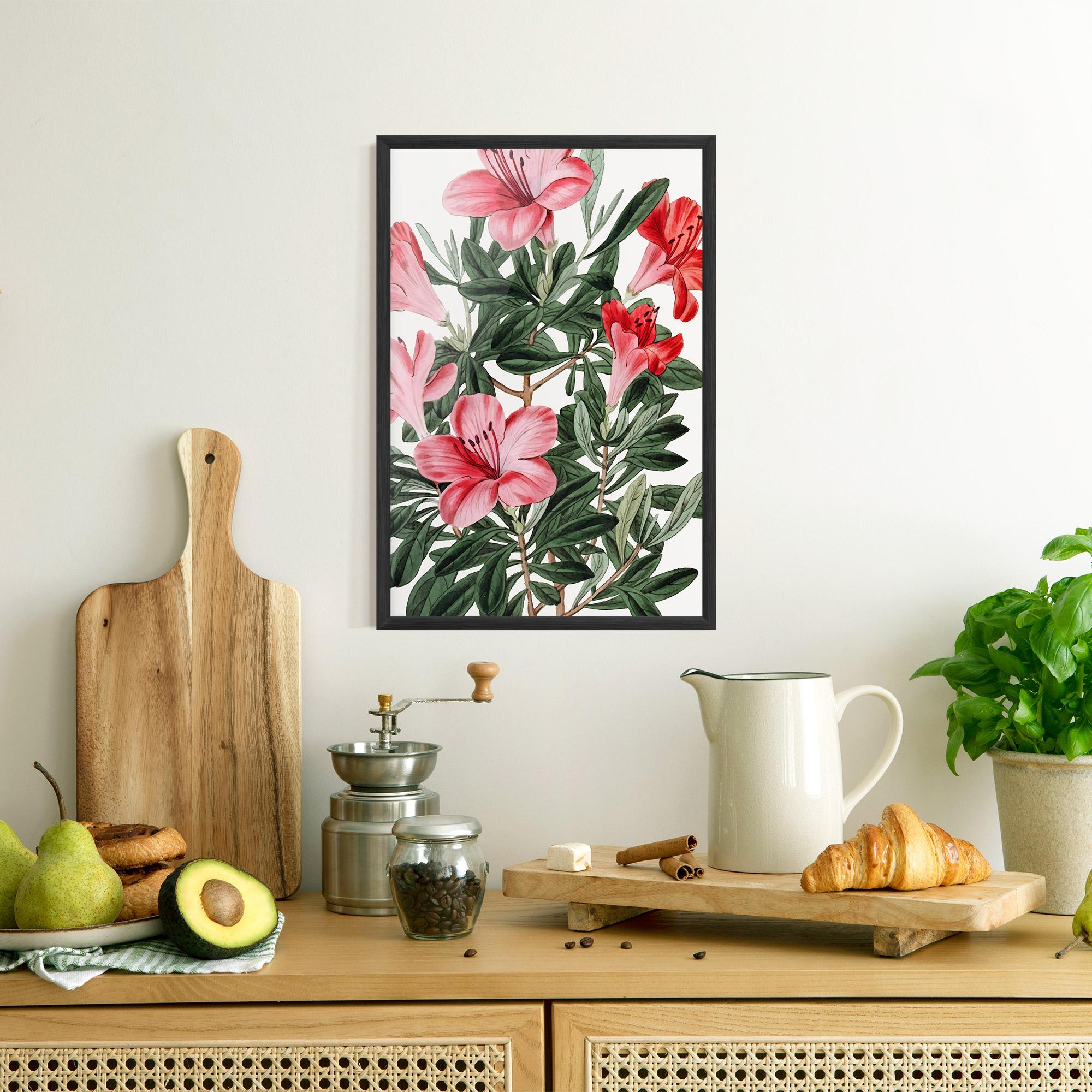 Poster Înrămat Pink Exotic Red mockup 8