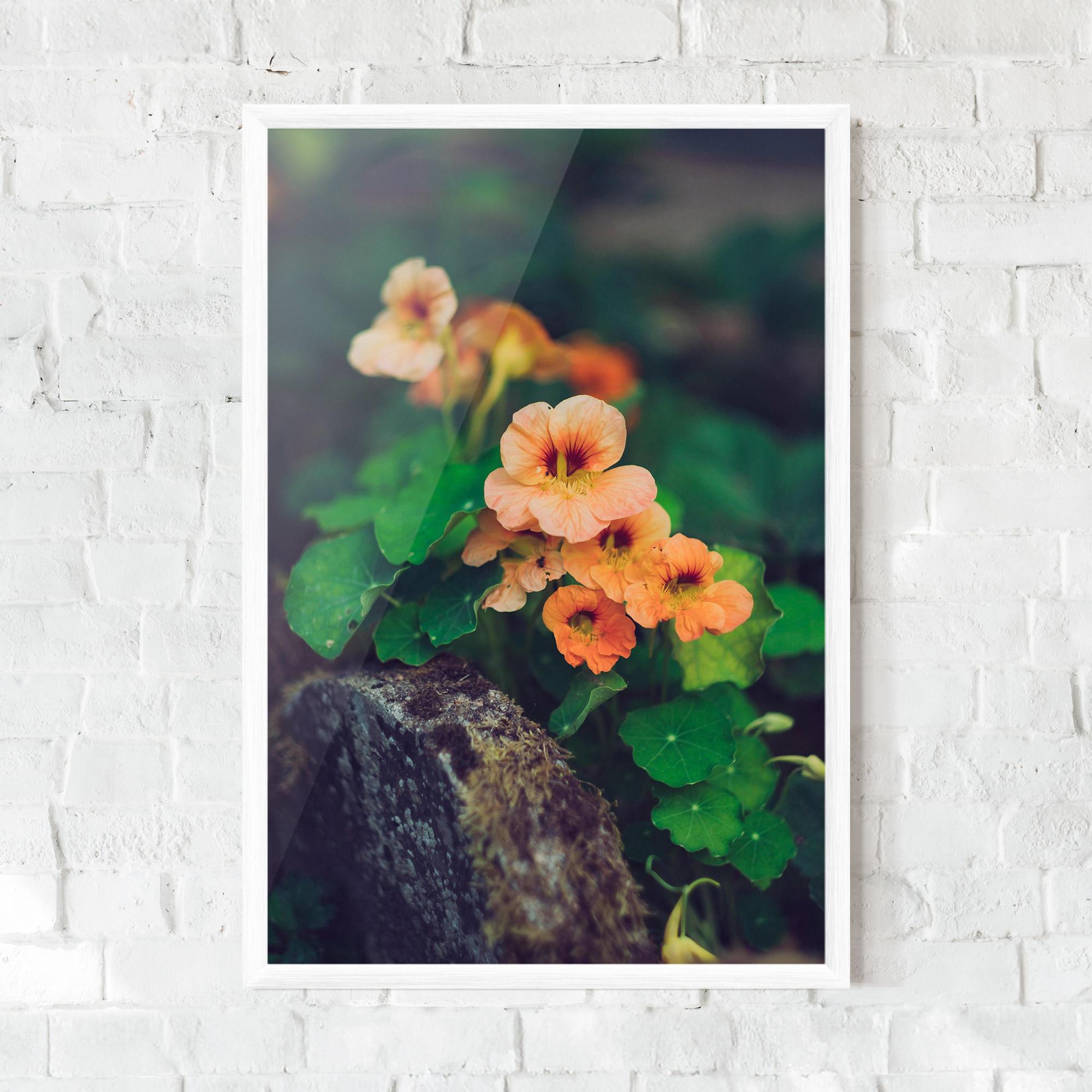 Poster Înrămat Small Pink Flowers mockup 0