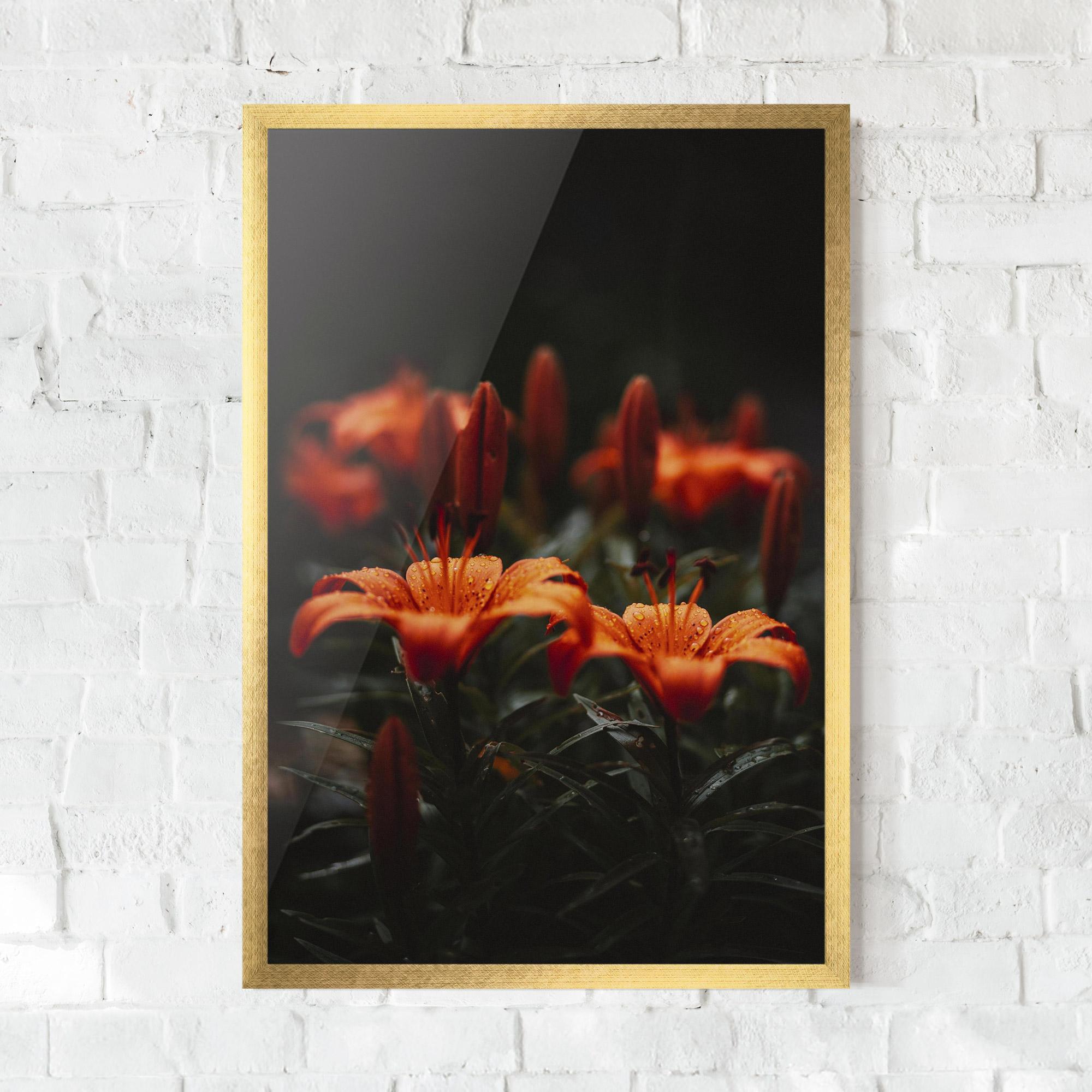 Poster Înrămat Dreamy Wild Flower mockup 0