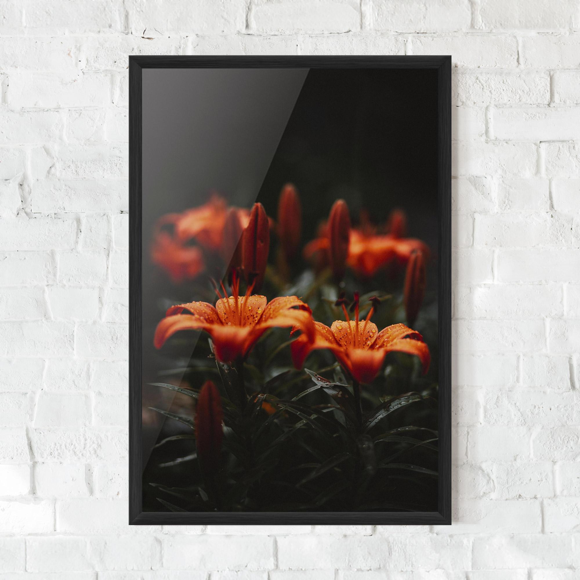 Poster Înrămat Dreamy Wild Flower mockup 0