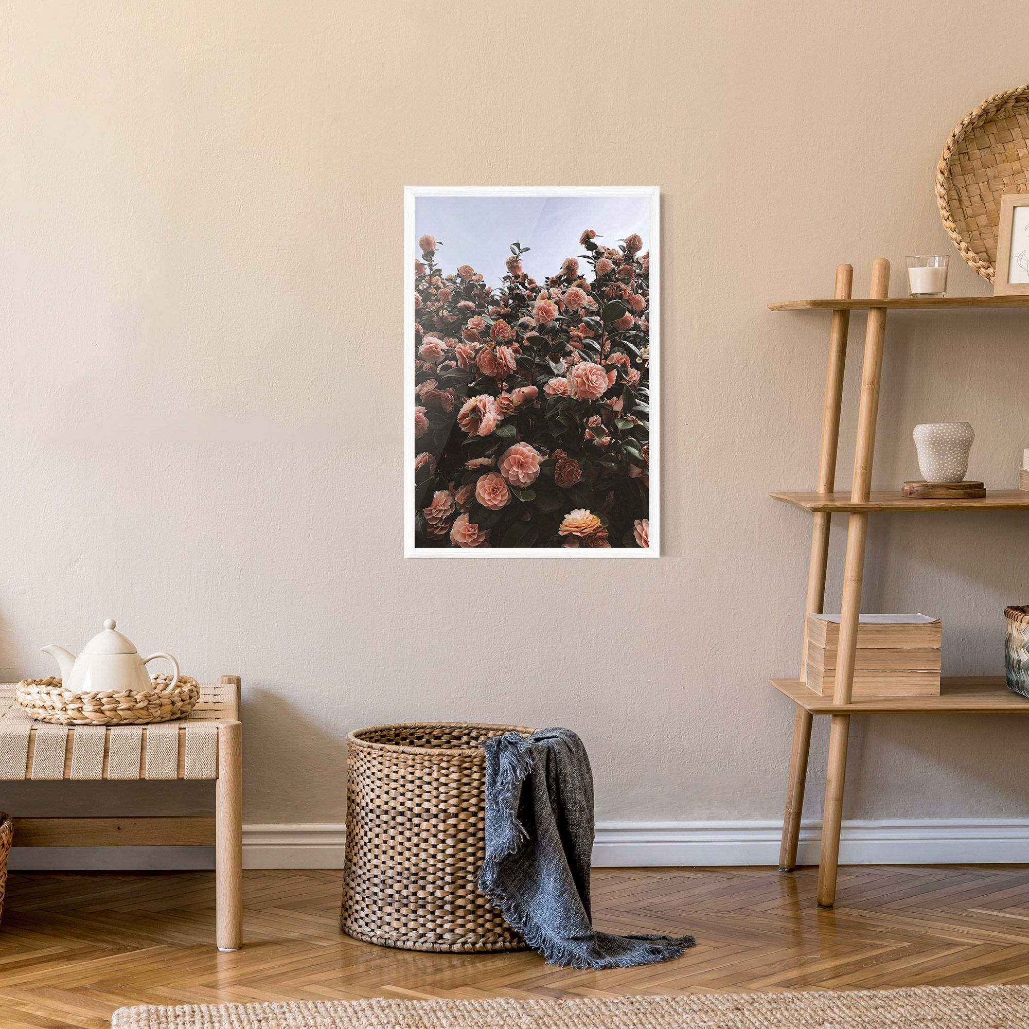 Rose Wild Wall mockup 9