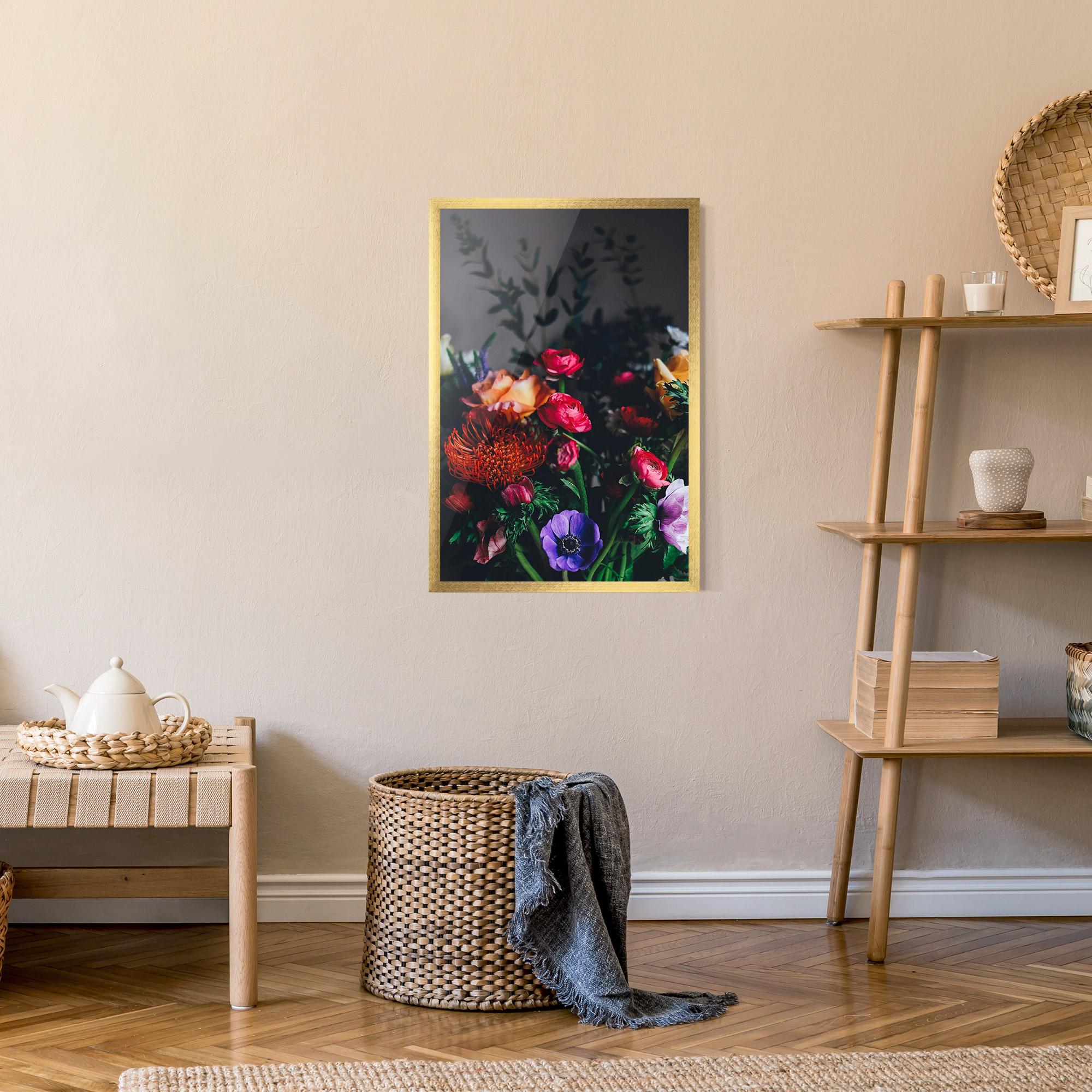 Poster Înrămat Flower Garden mockup 9