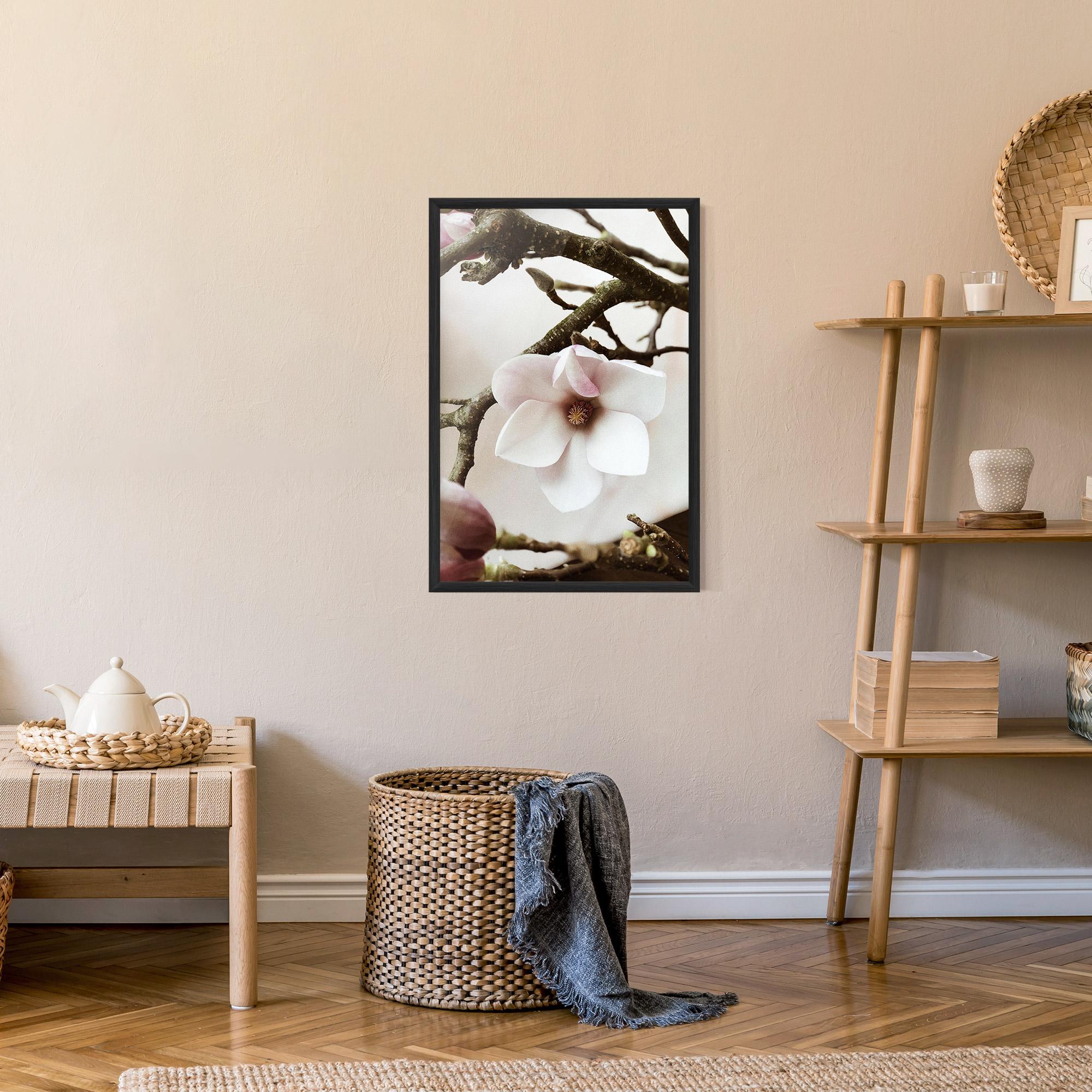 Poster Înrămat White Flower Tree mockup 9