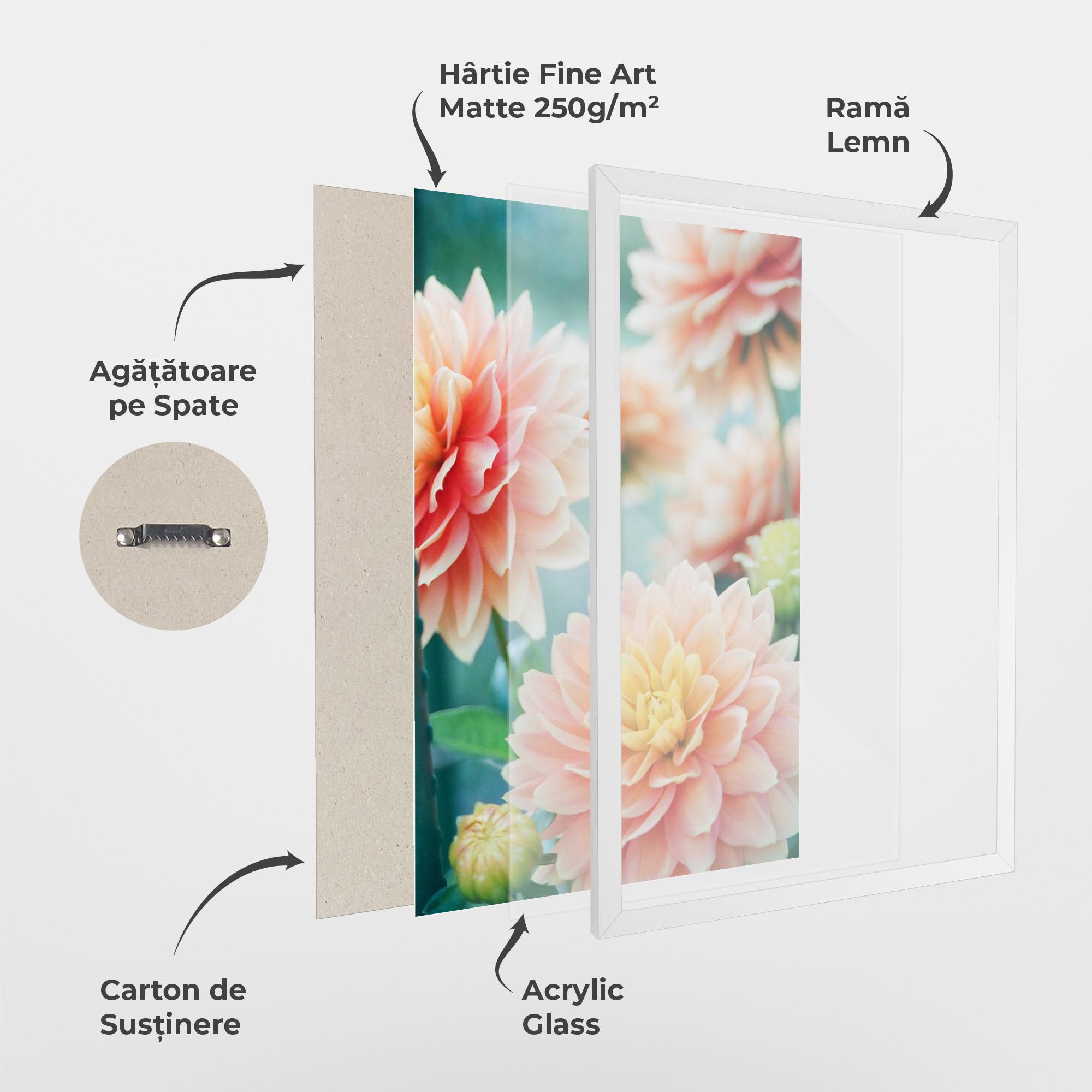 Poster Înrămat Pink Spring mockup 1