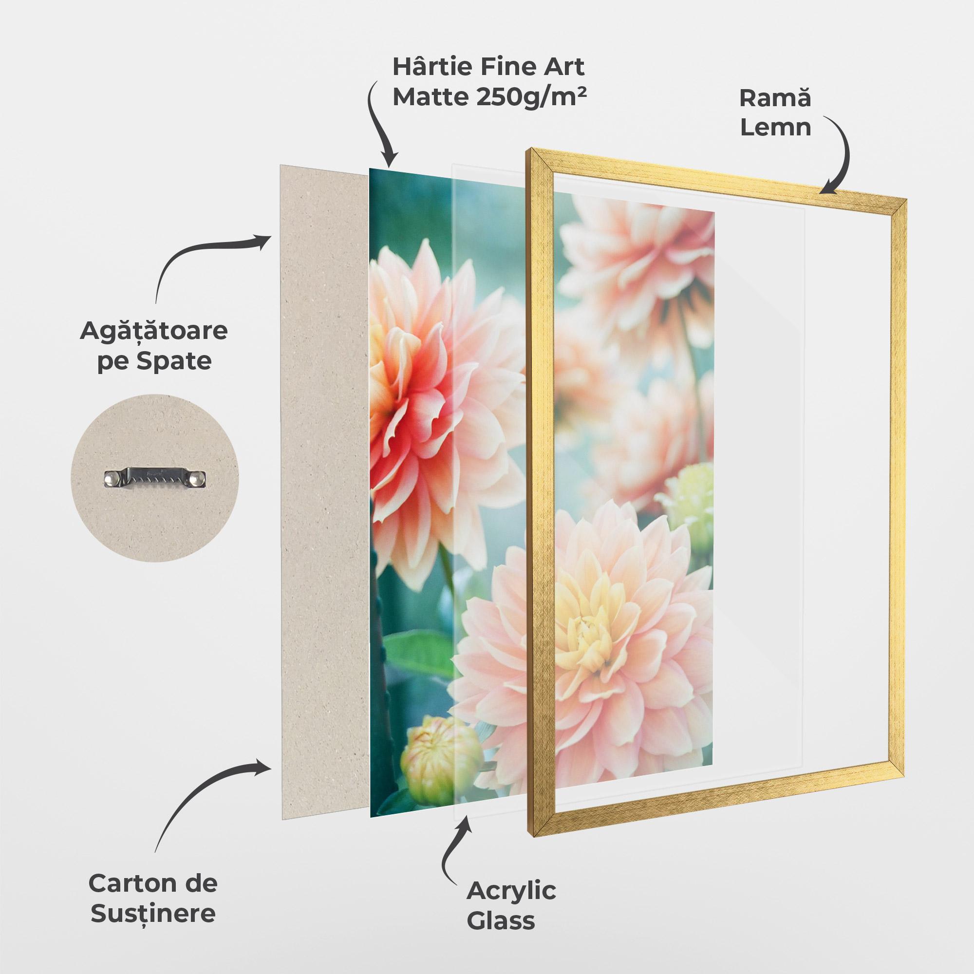 Poster Înrămat Pink Spring mockup 1