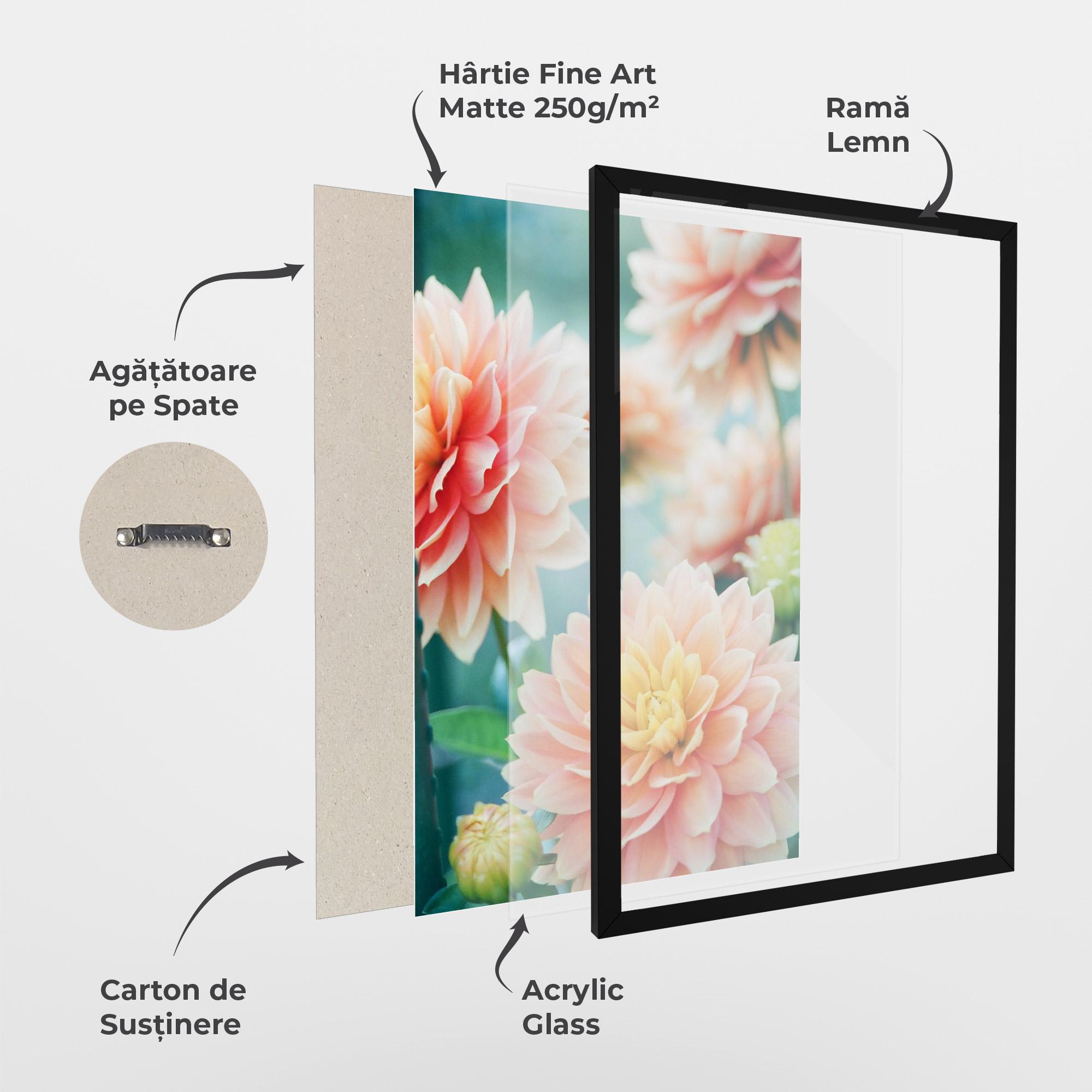 Poster Înrămat Pink Spring mockup 1