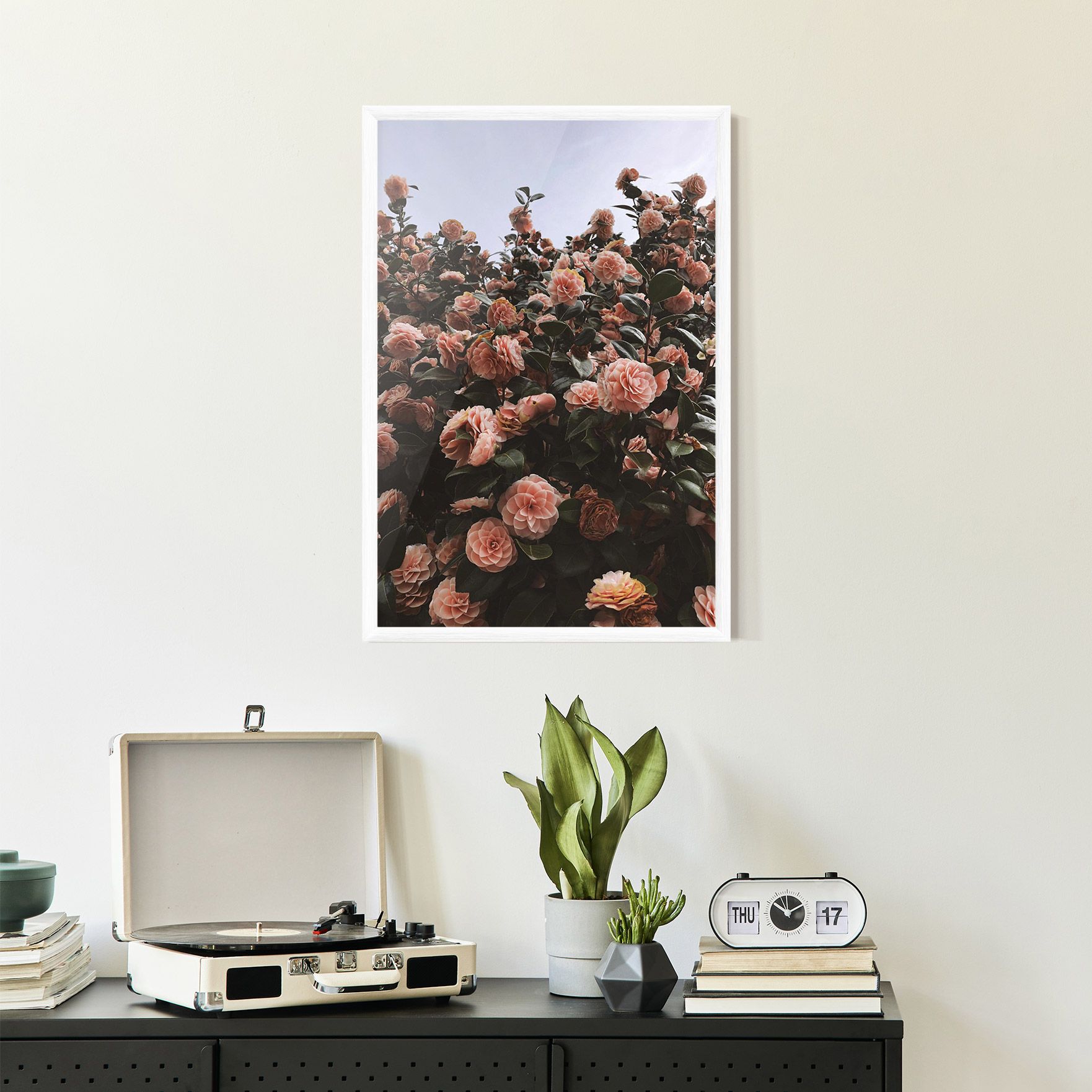 Rose Wild Wall mockup 2