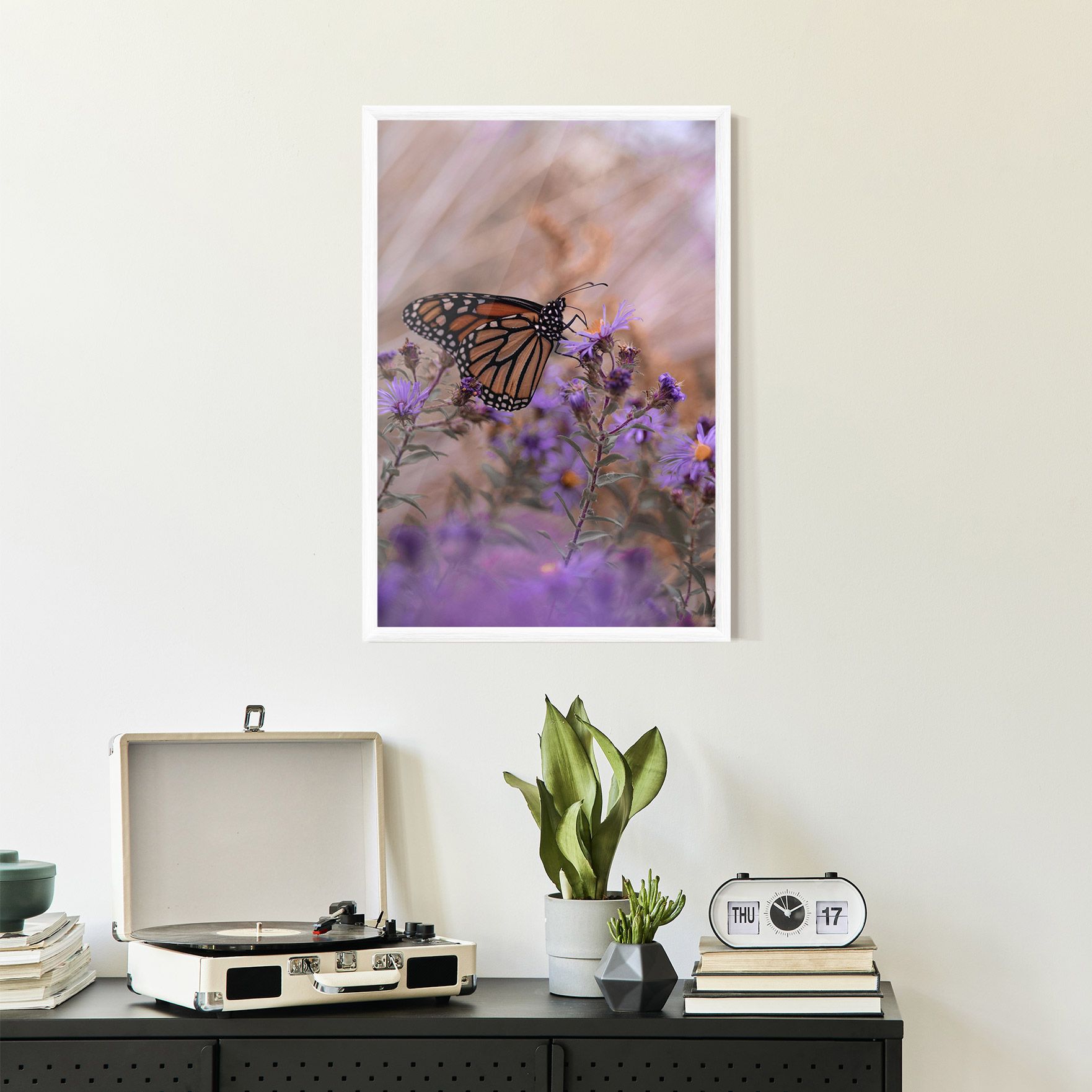 Wild Plant Butterfly mockup 2