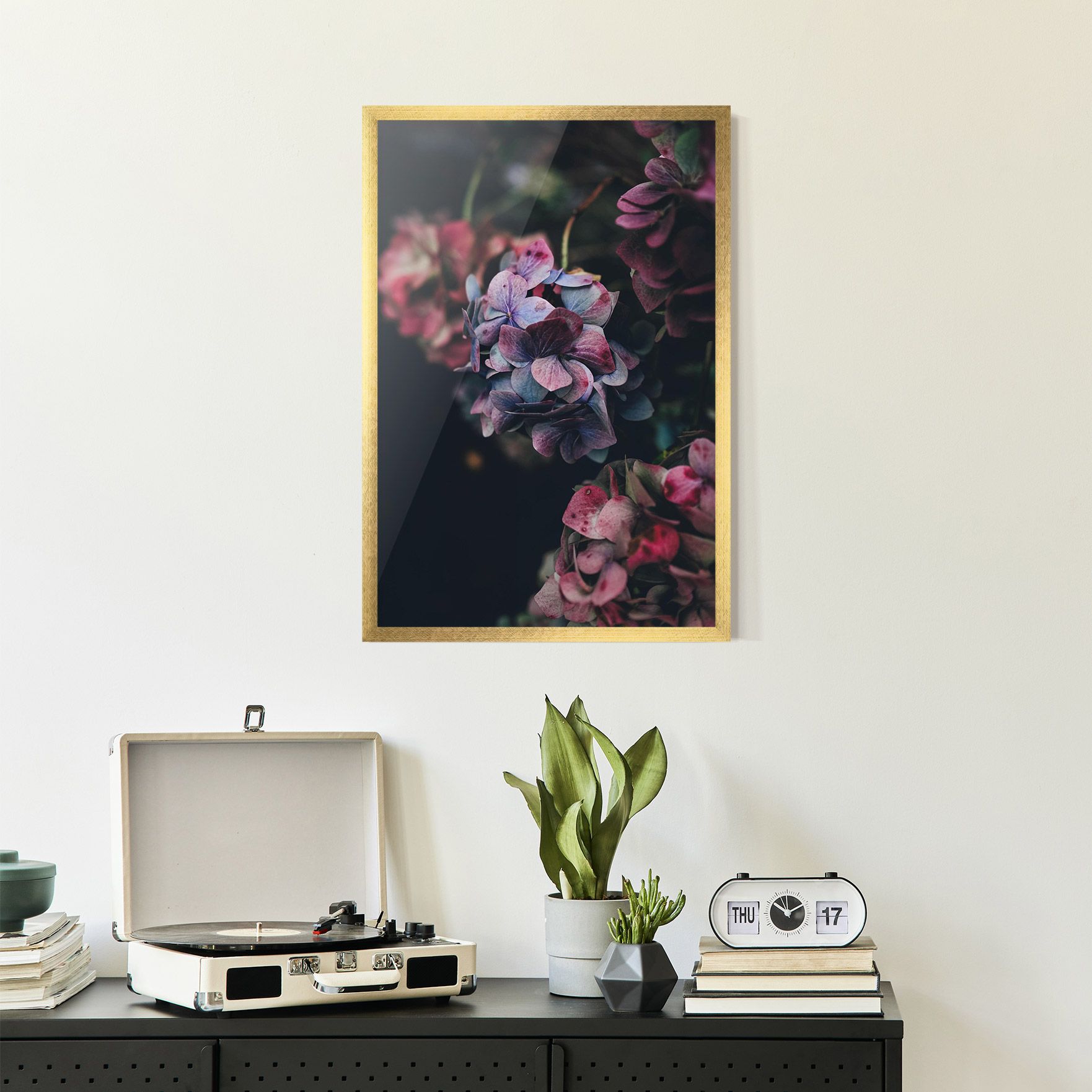 Red Pink Flower mockup 2