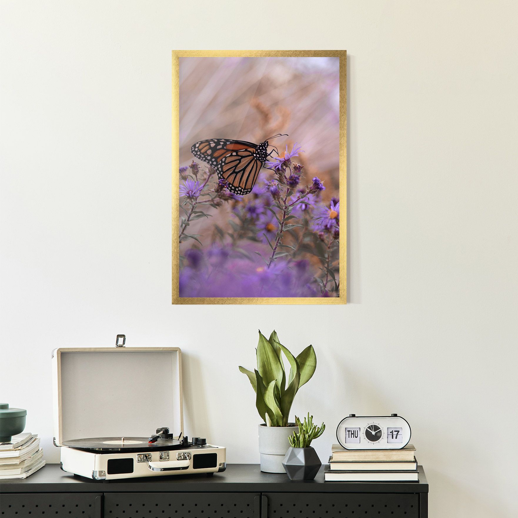 Wild Plant Butterfly mockup 2