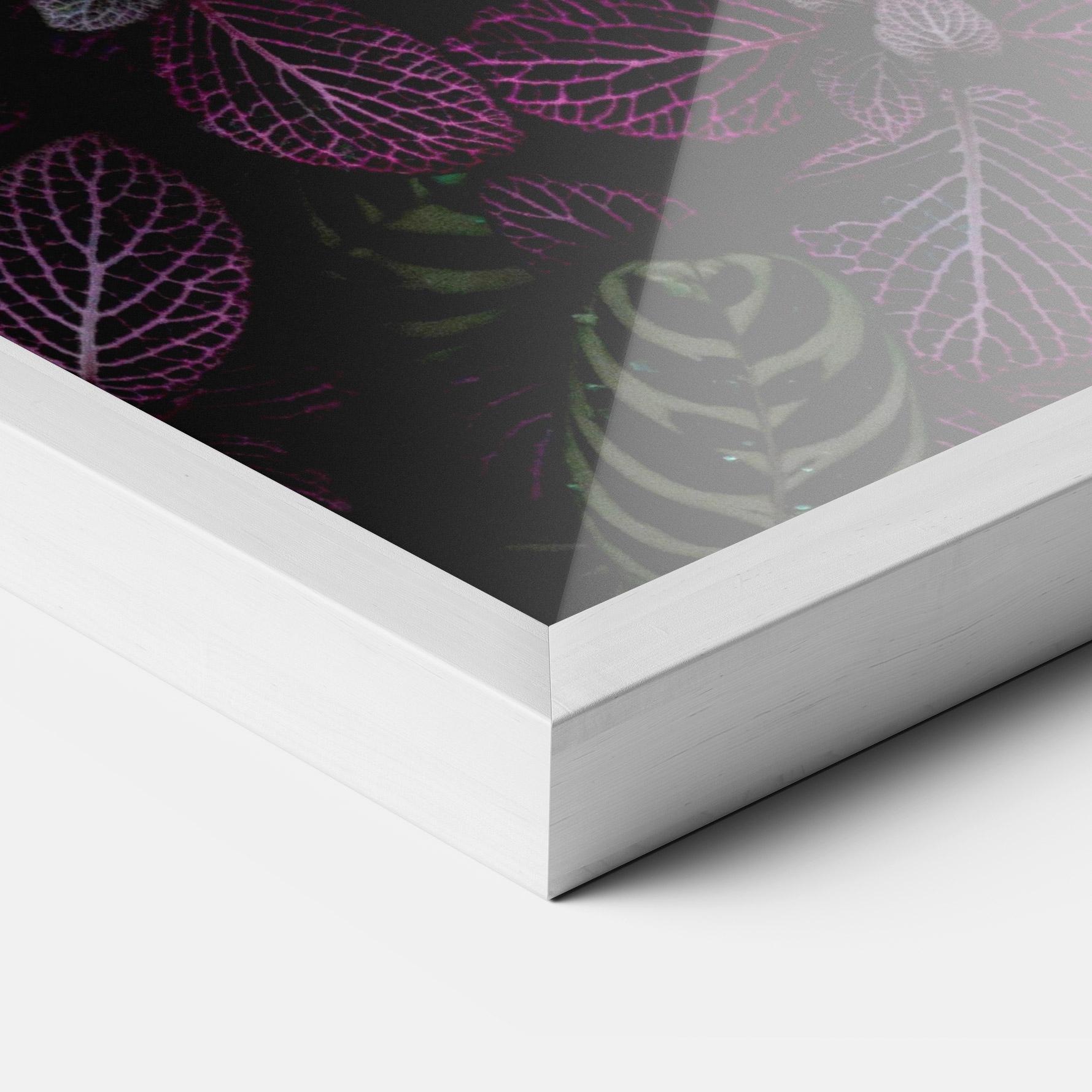 Poster Înrămat Purple Leaves mockup 3