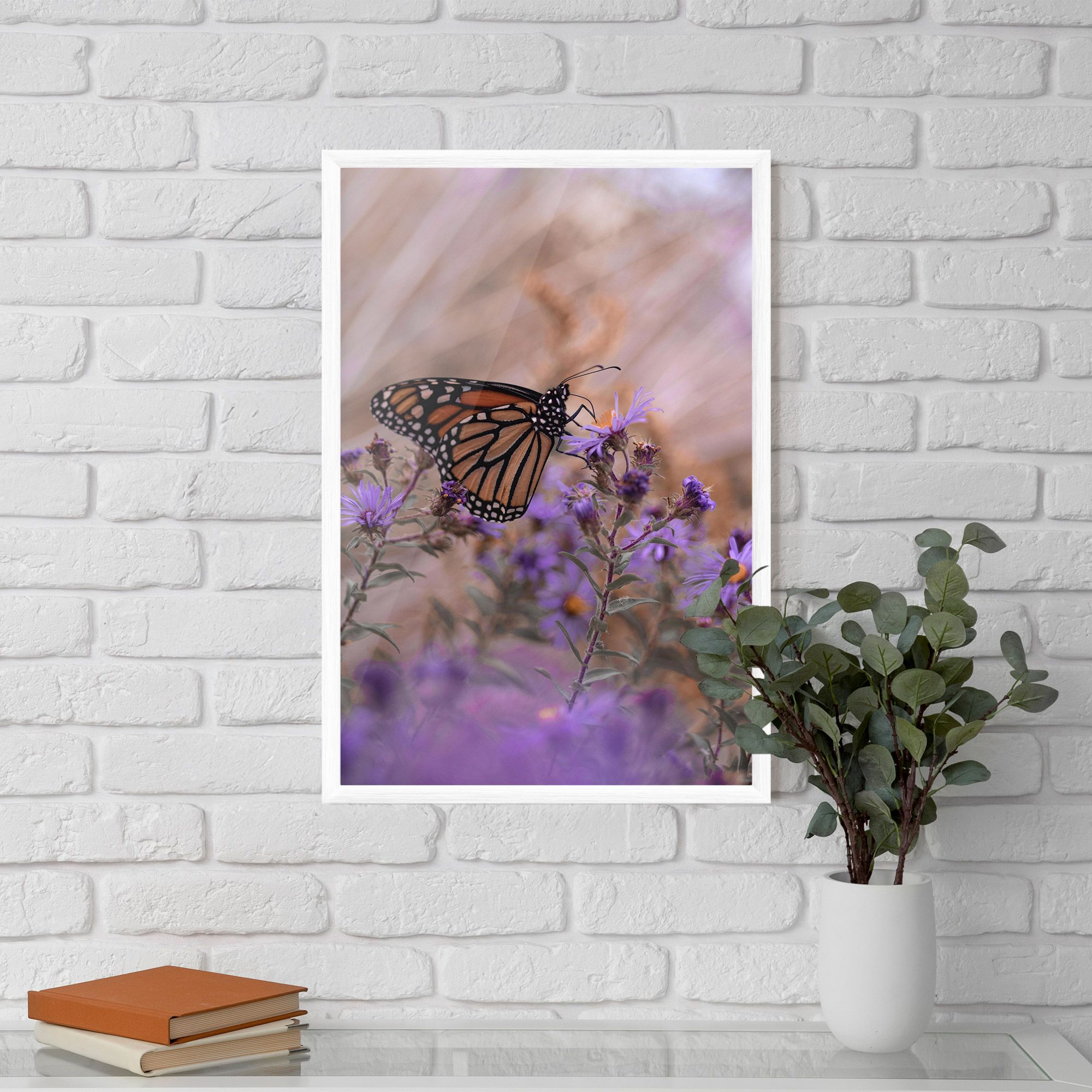 Wild Plant Butterfly mockup 5
