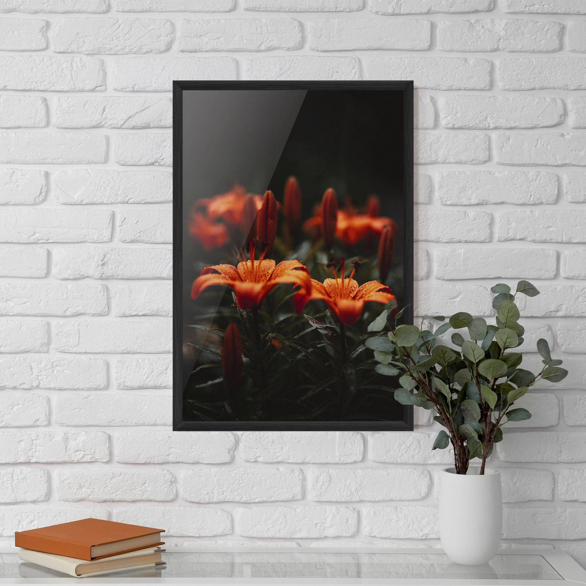 Poster Înrămat Dreamy Wild Flower mockup 5