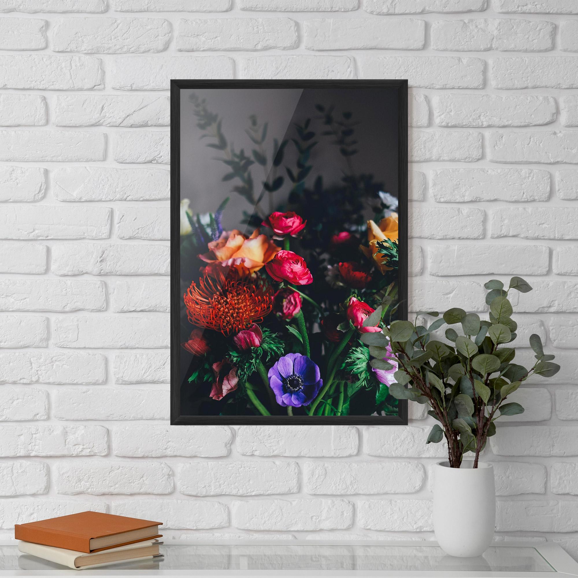 Poster Înrămat Flower Garden mockup 5