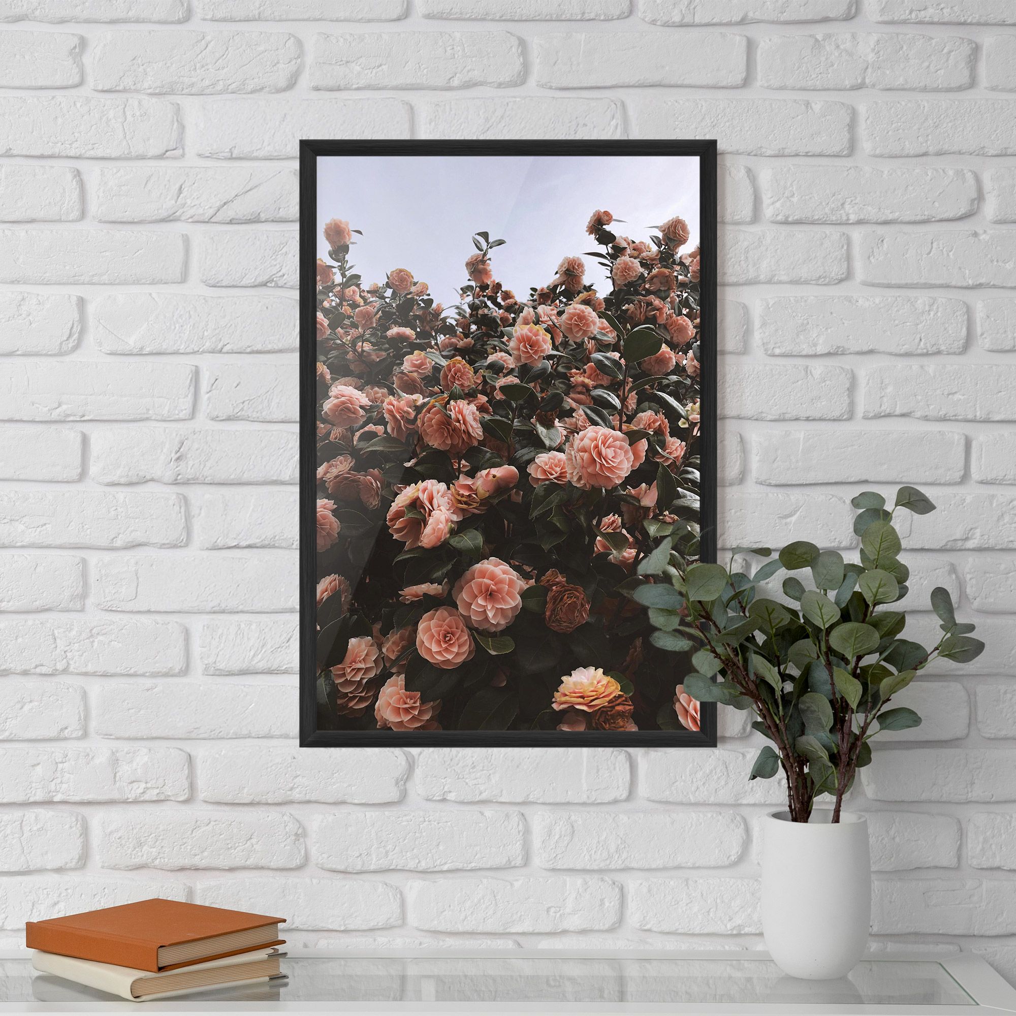 Rose Wild Wall mockup 5