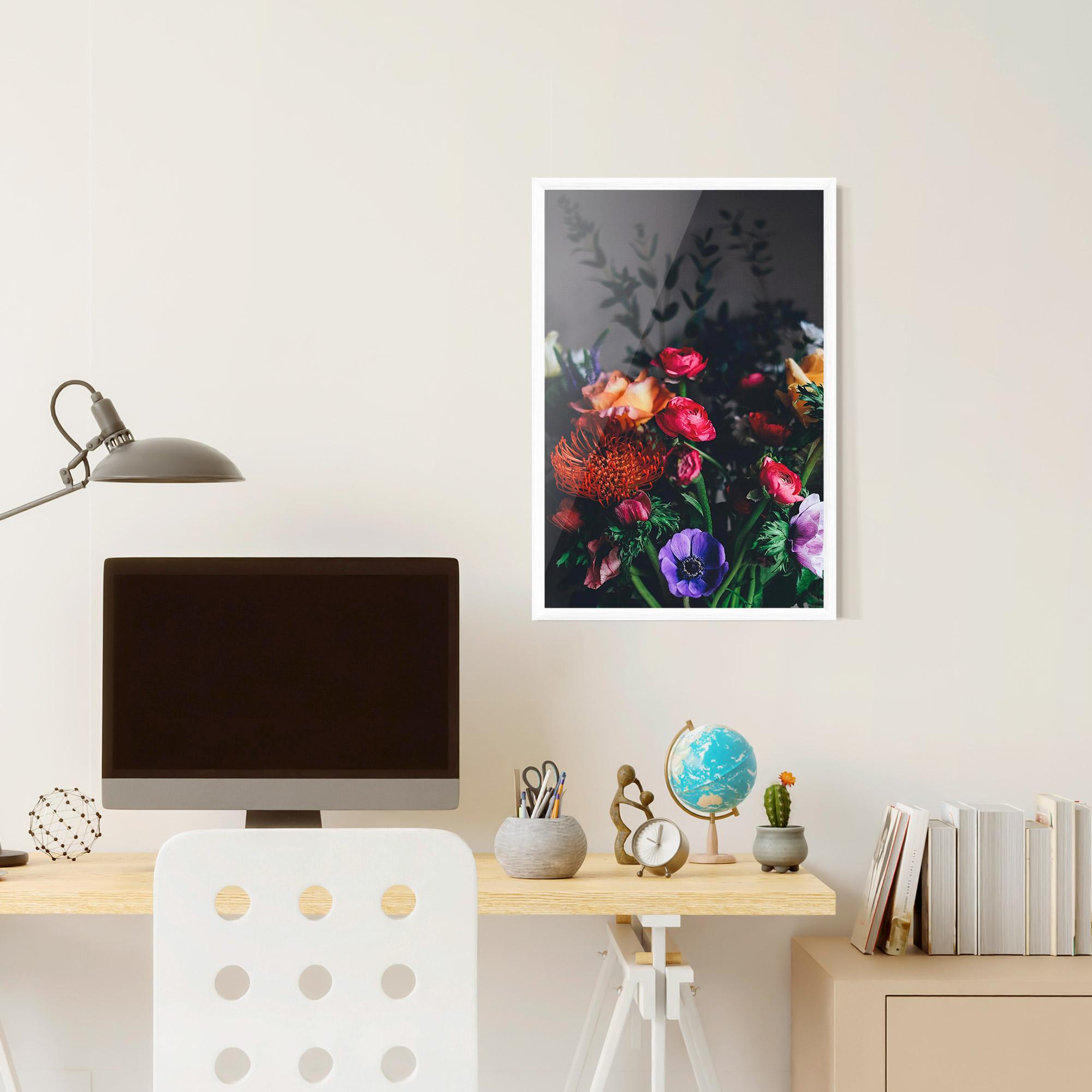 Poster Înrămat Flower Garden mockup 6