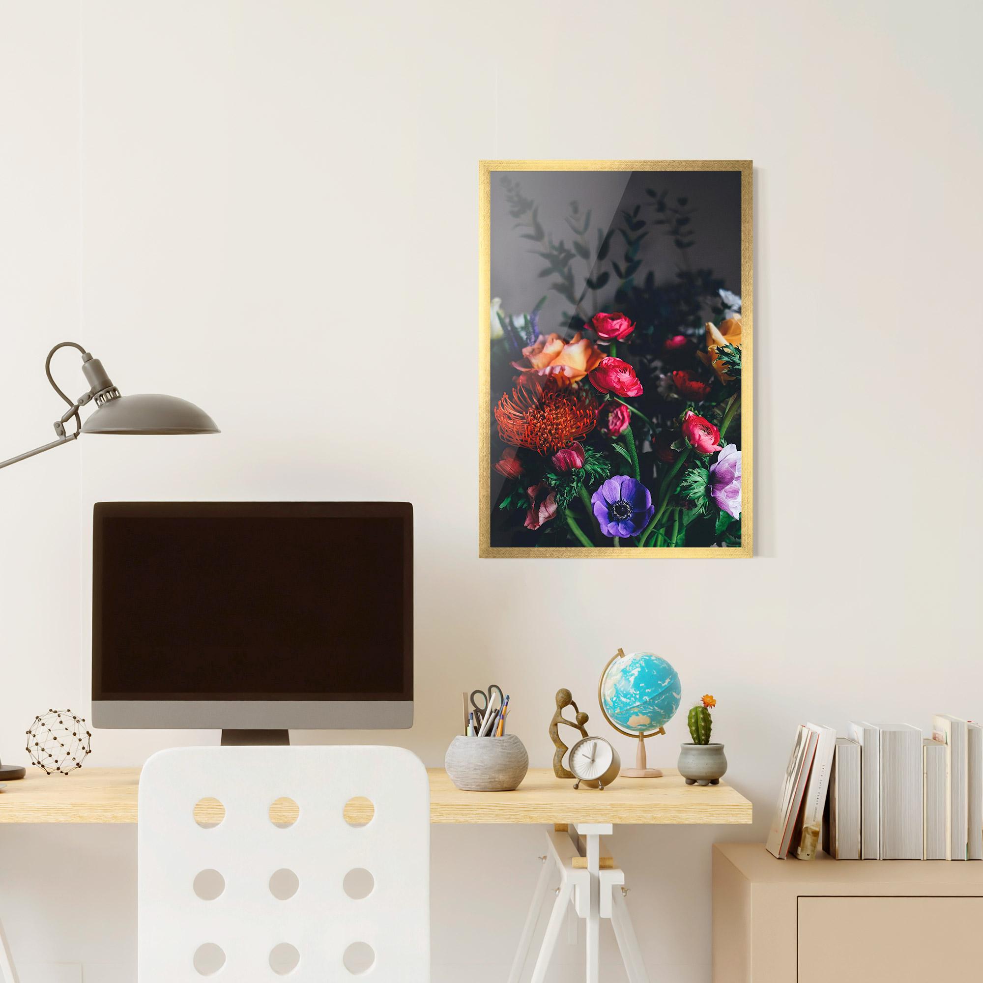 Poster Înrămat Flower Garden mockup 6