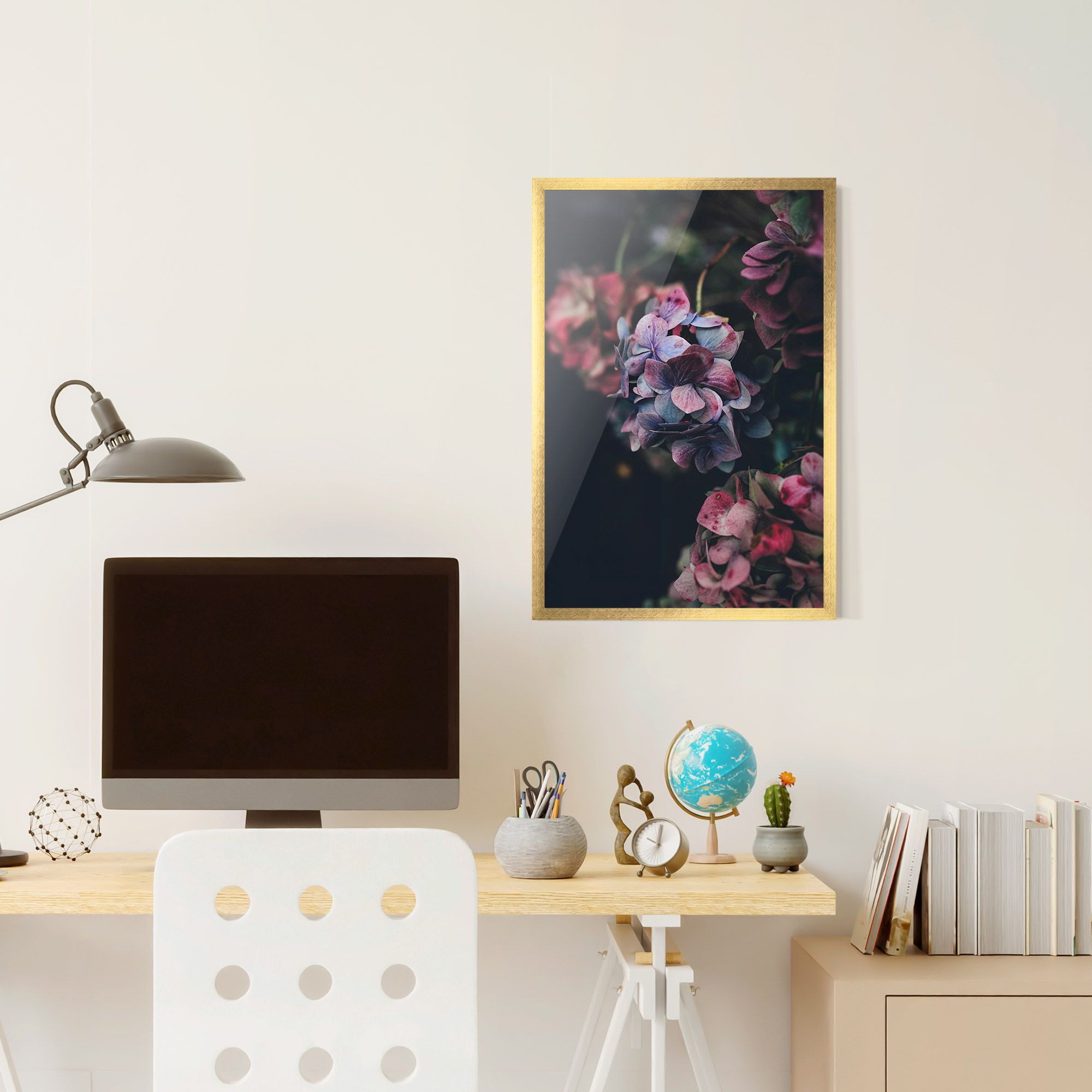 Red Pink Flower mockup 6