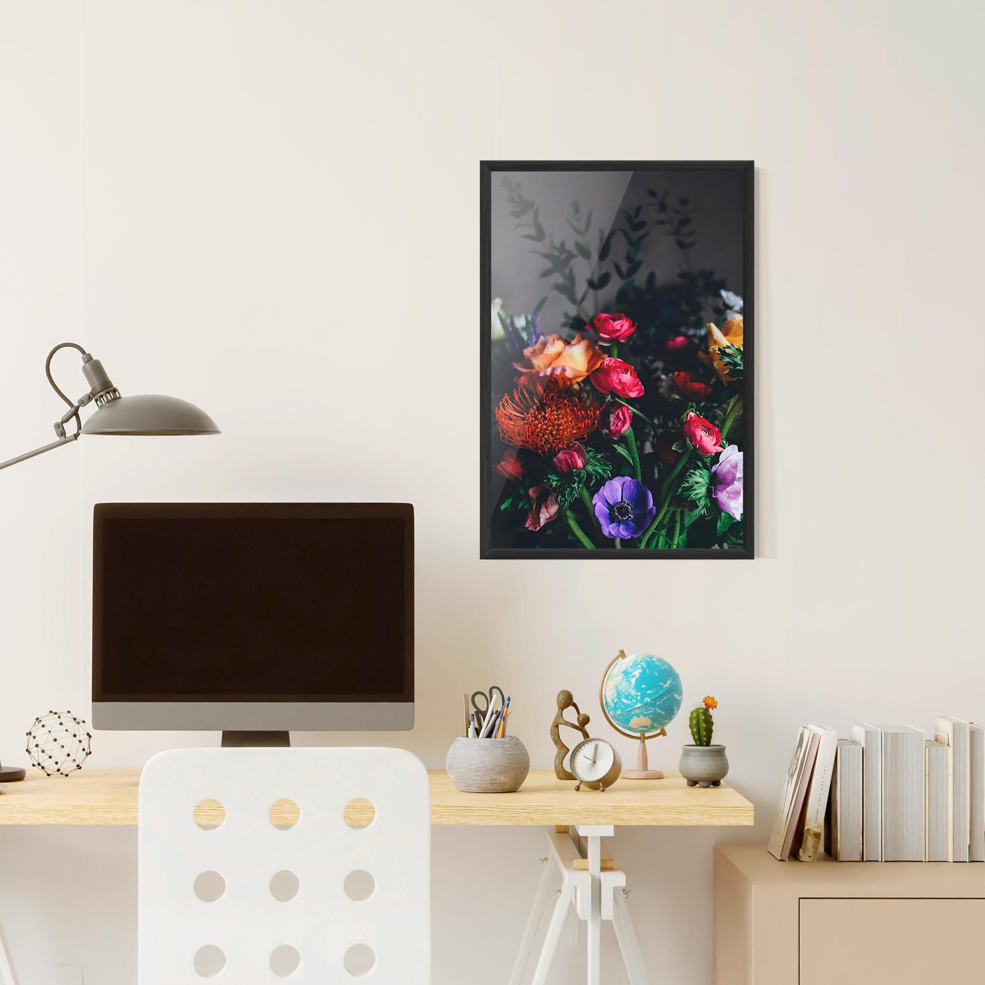 Poster Înrămat Flower Garden mockup 6