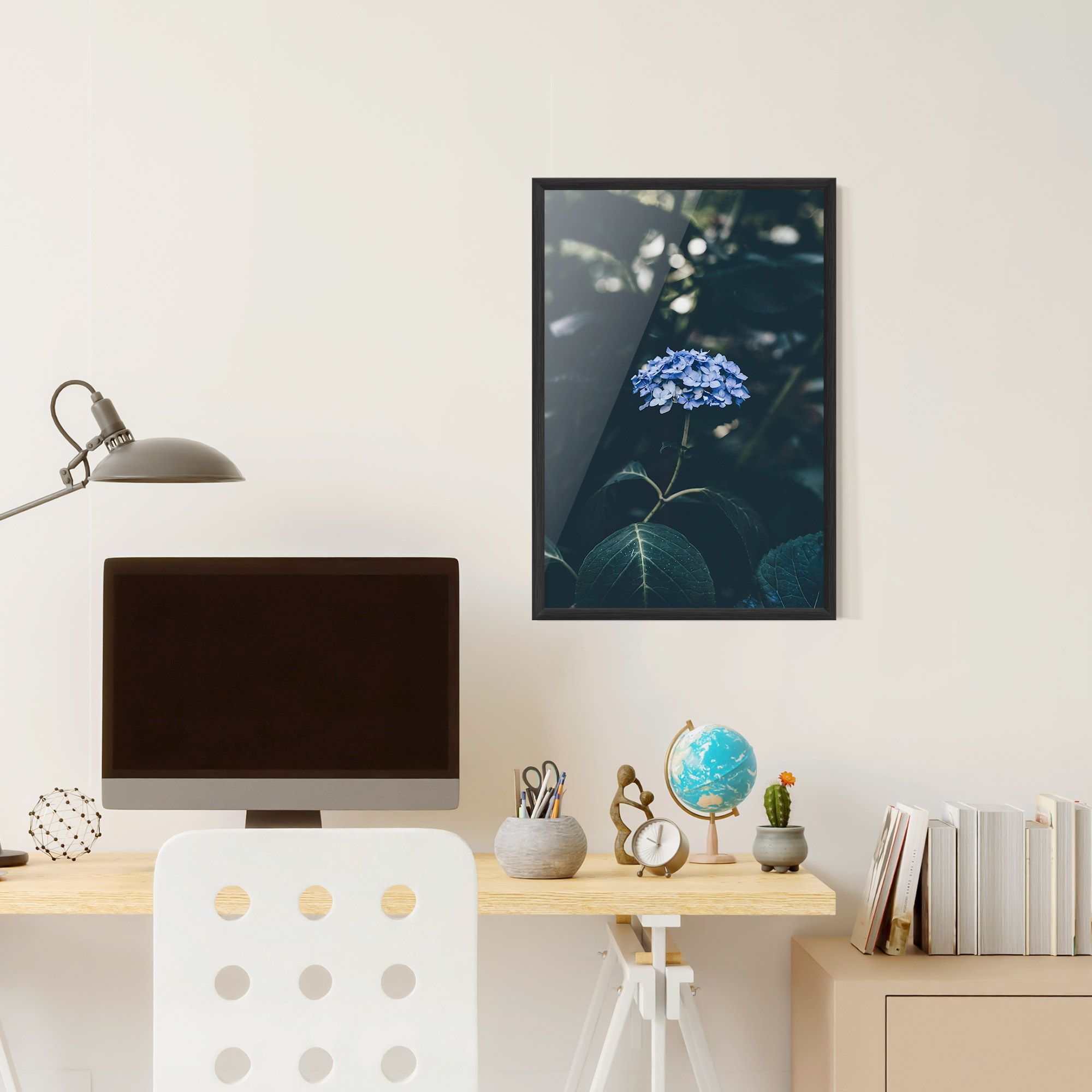 Forest Blue Flower mockup 6