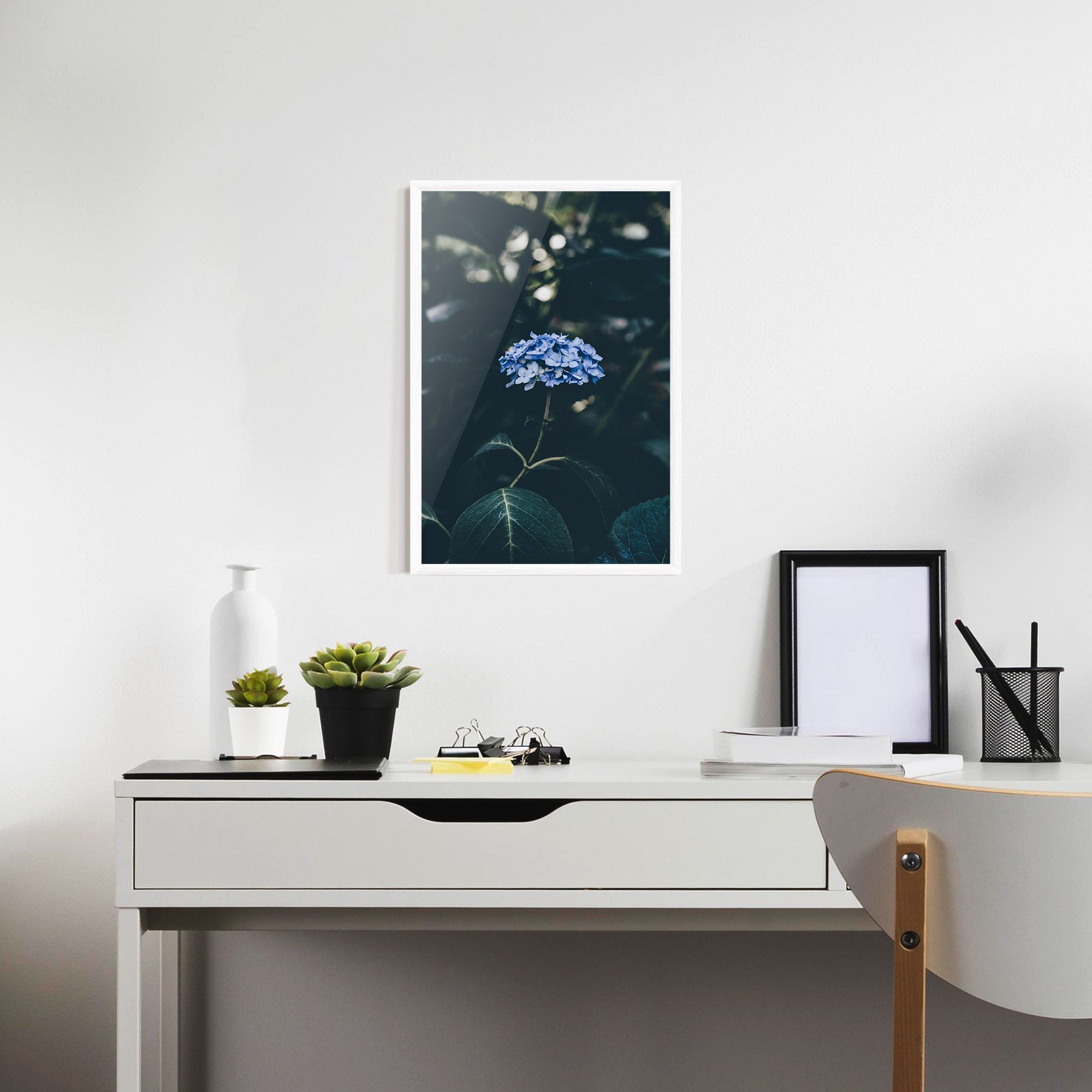 Forest Blue Flower mockup 7
