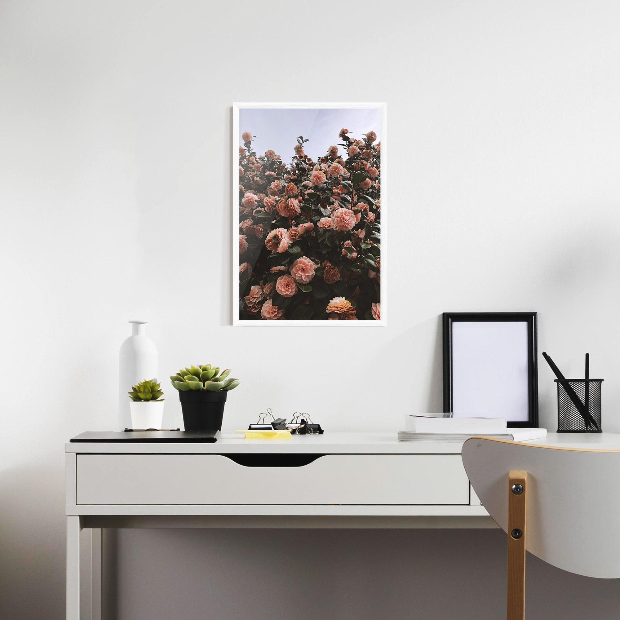 Poster Înrămat Rose Wild Wall mockup 7