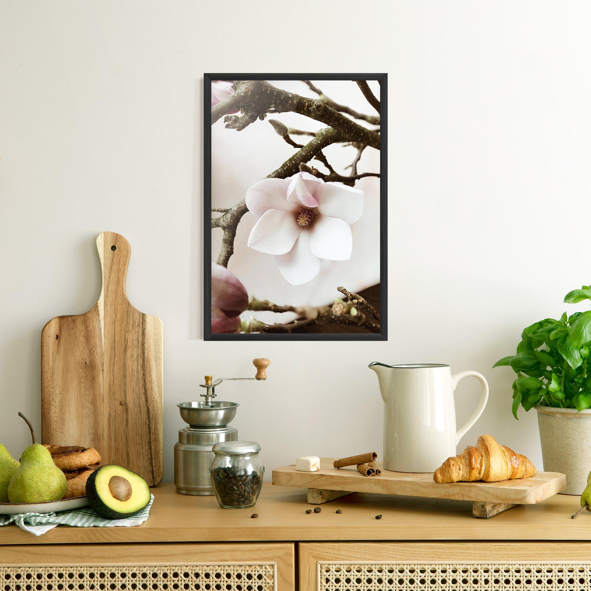 Poster Înrămat White Flower Tree mockup 8