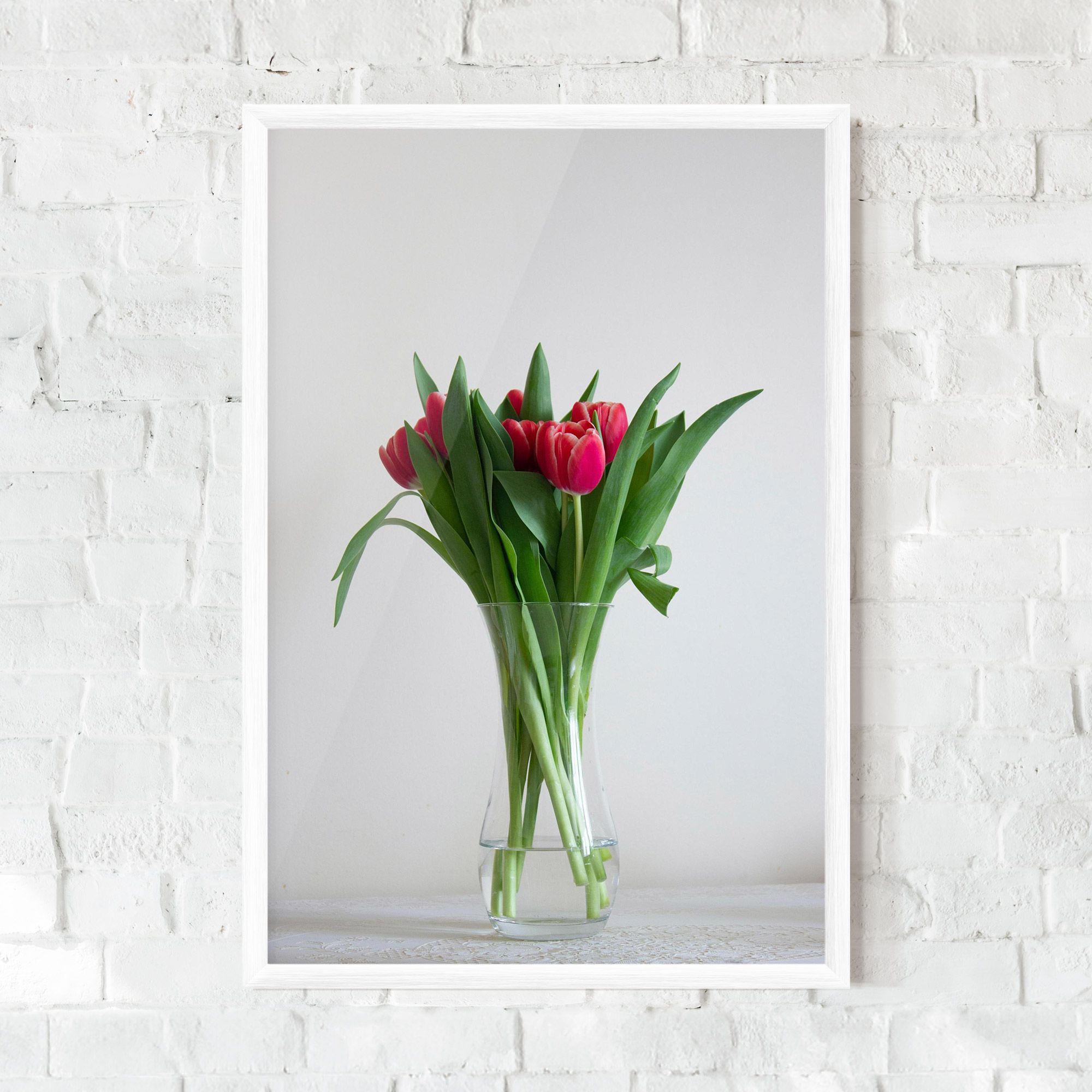 Pretty Tulips Vase mockup 0