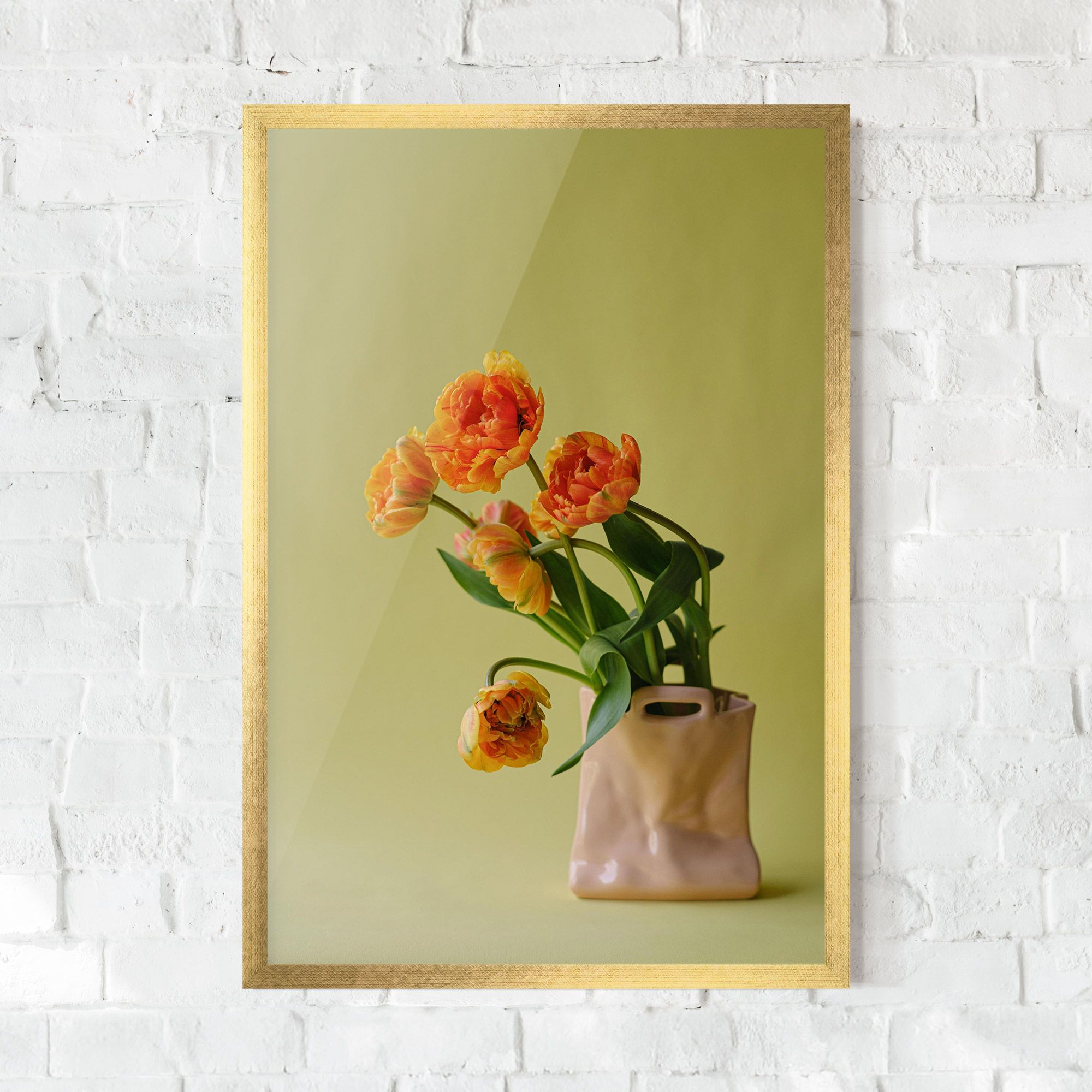 Cream Cool Vase mockup 0