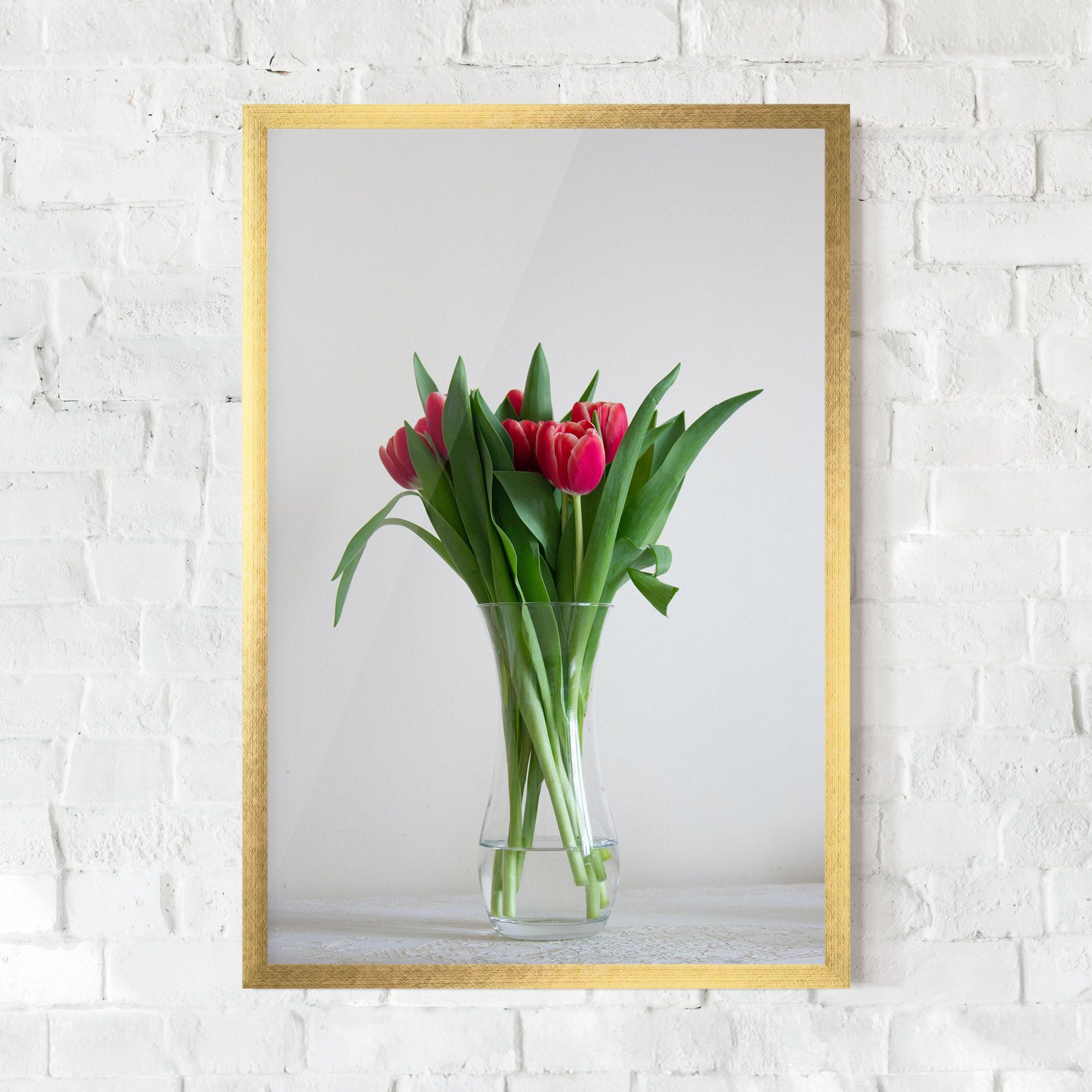 Pretty Tulips Vase mockup 0
