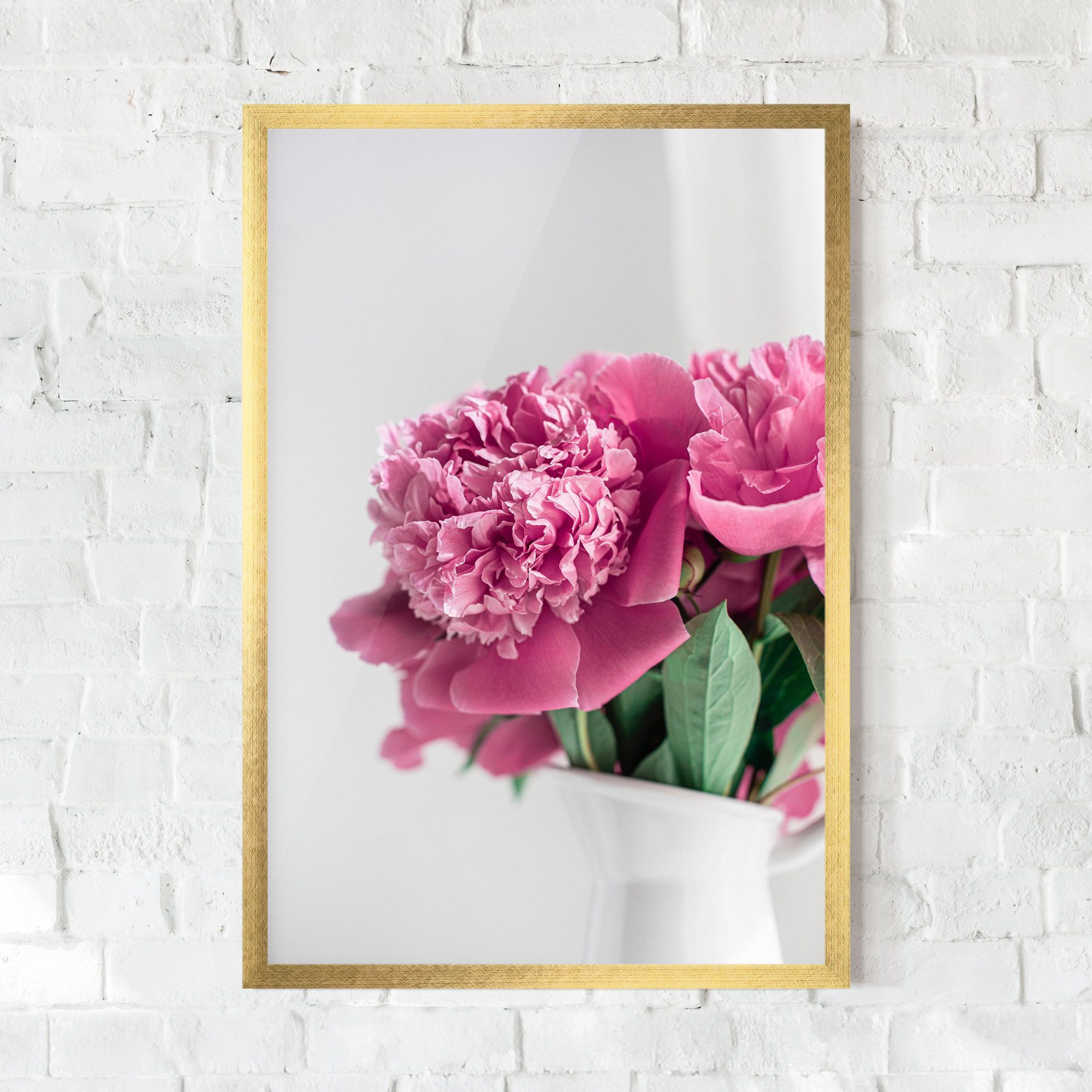 White Vase Pink mockup 0