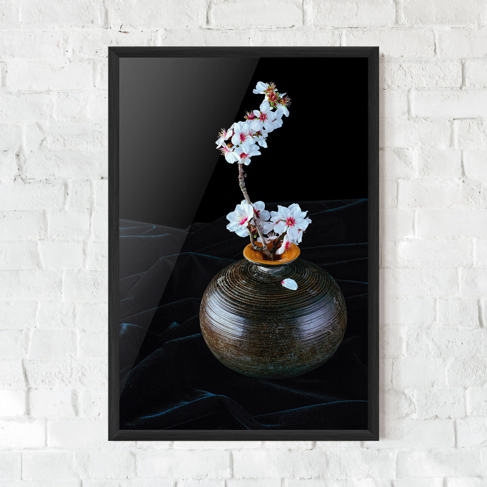 Brown Vase Flowers mockup 0