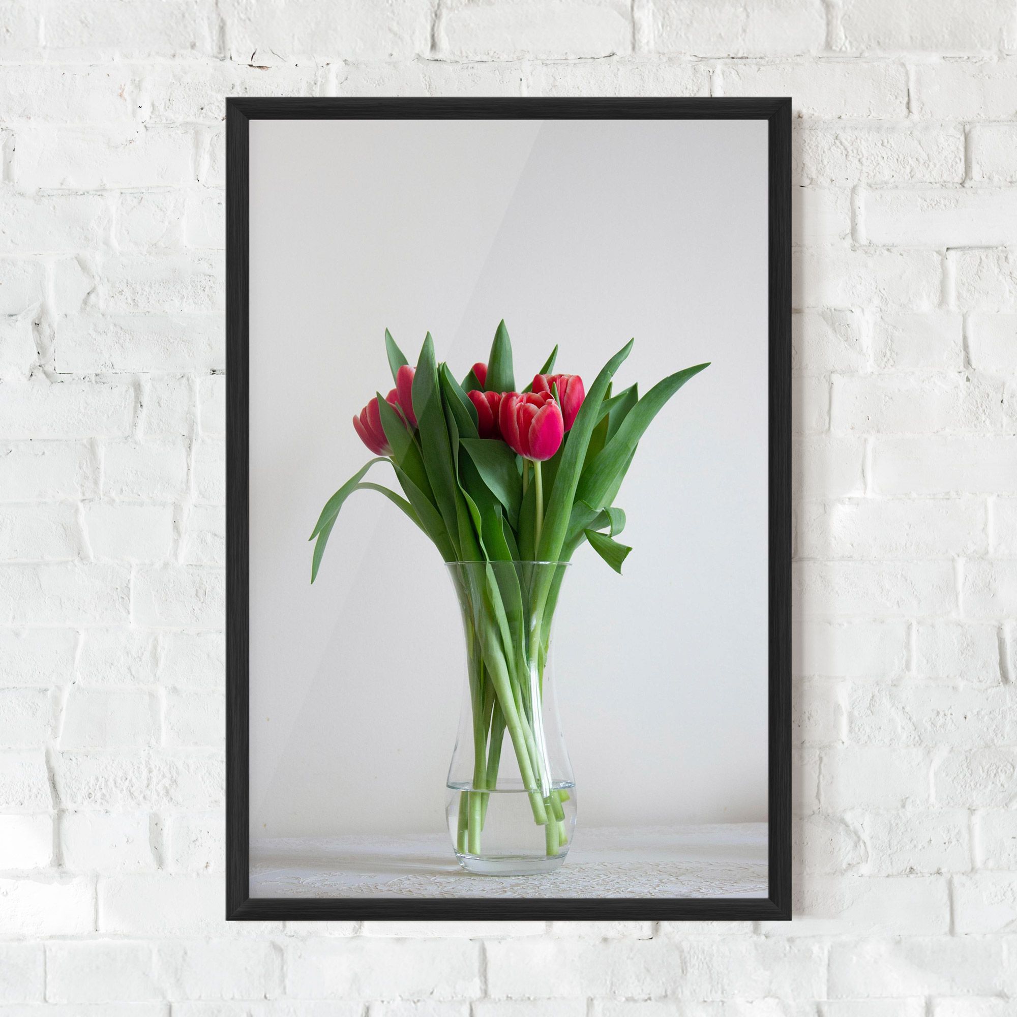 Pretty Tulips Vase mockup 0