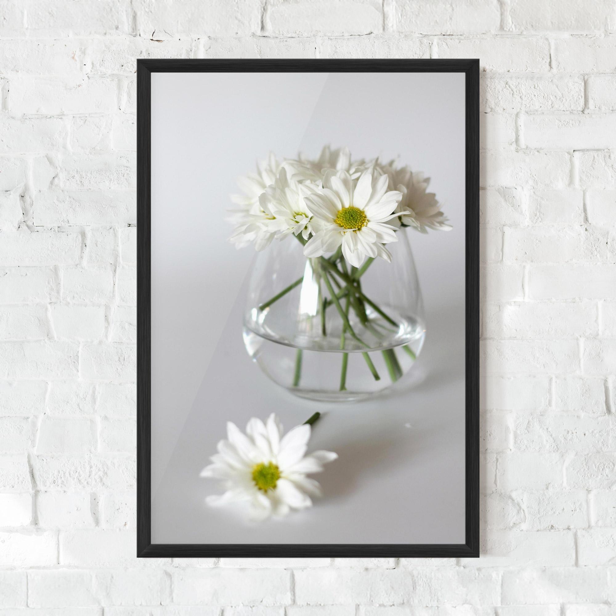 Poster Înrămat Transparent Vase mockup 0