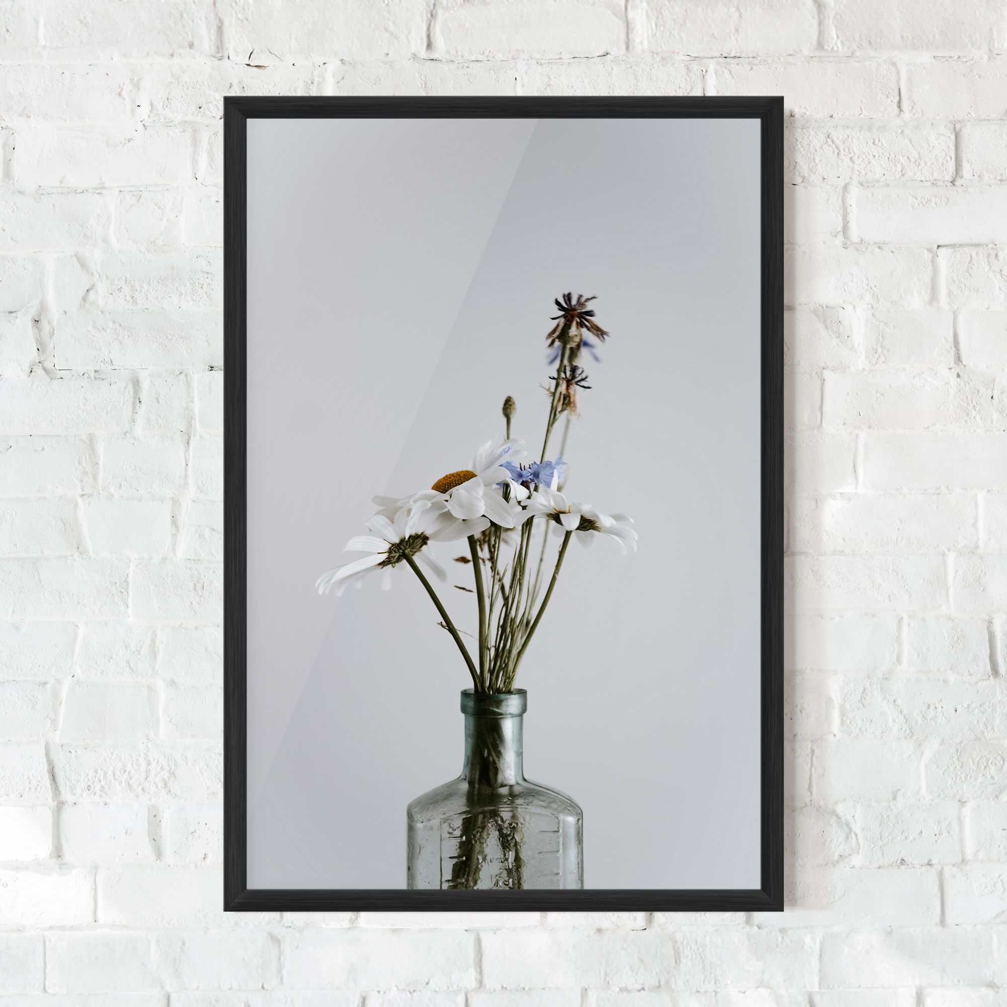 White Flower Vase mockup 0