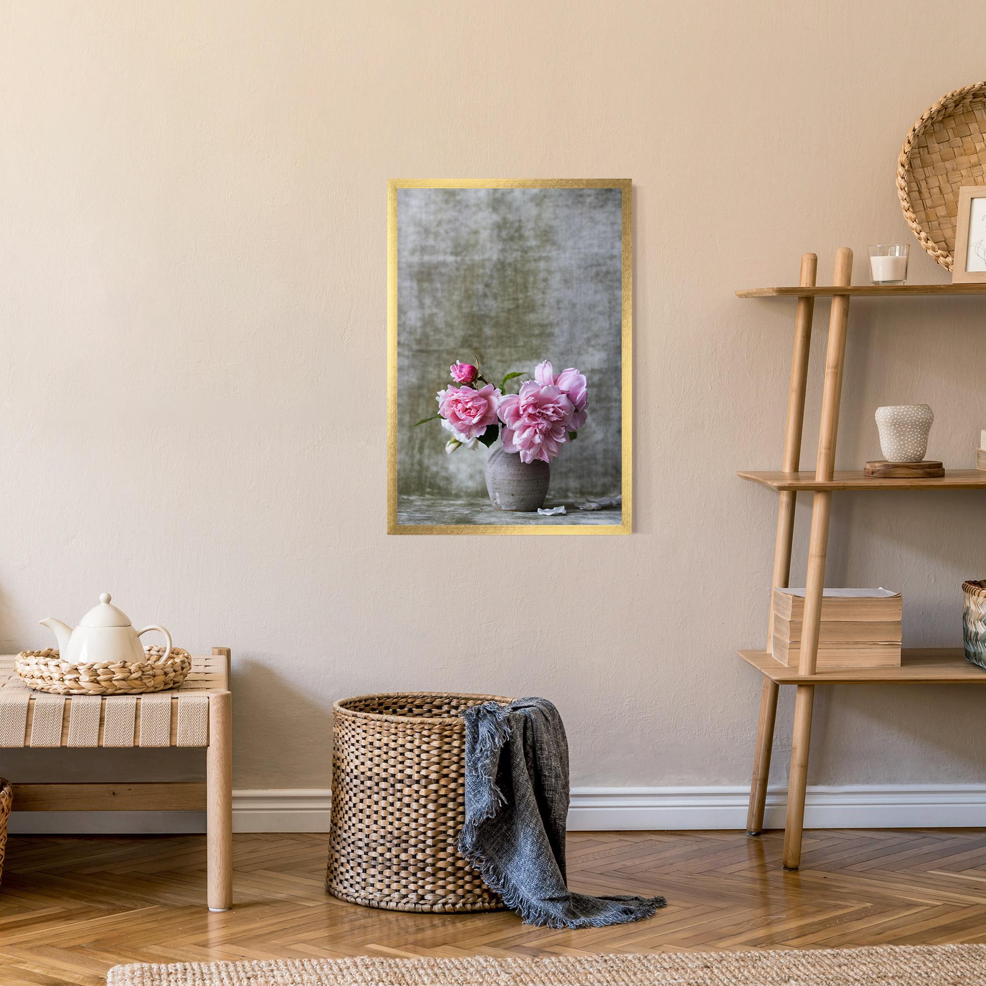 Poster Înrămat Rose Vase mockup 9