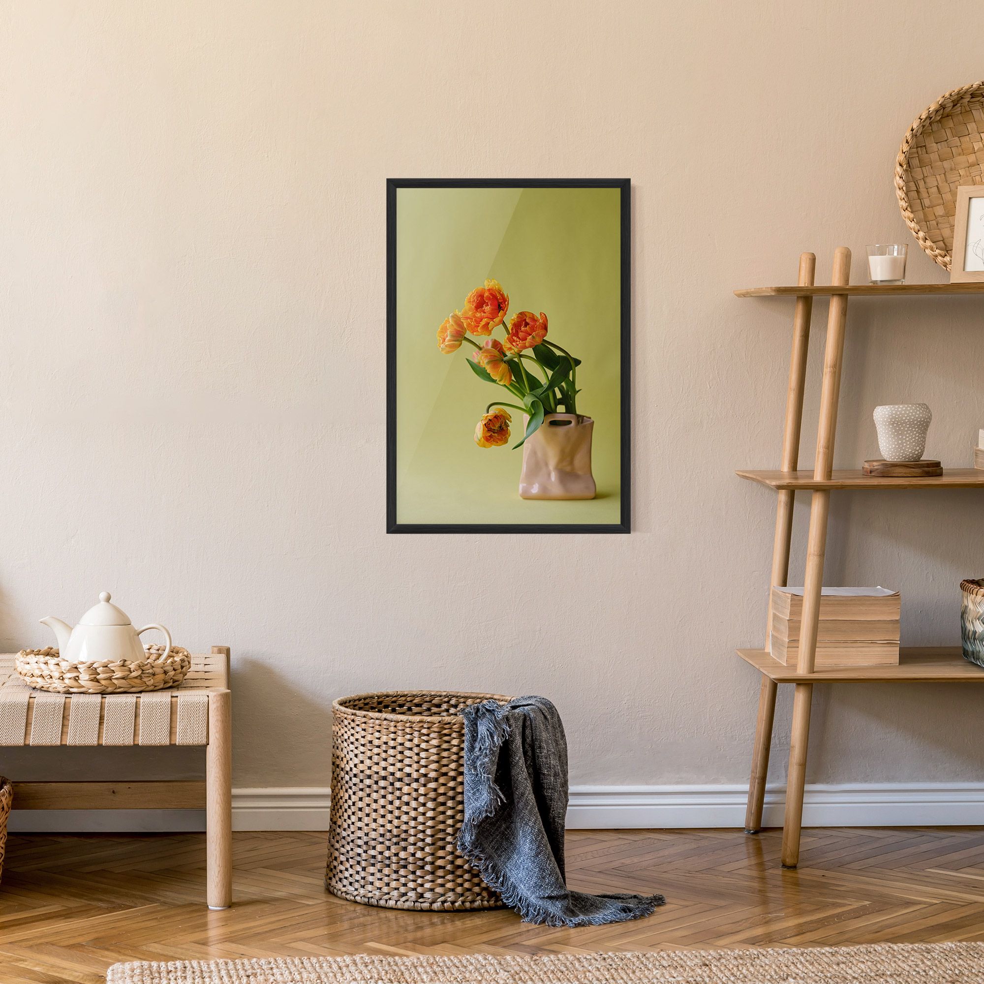 Cream Cool Vase mockup 9