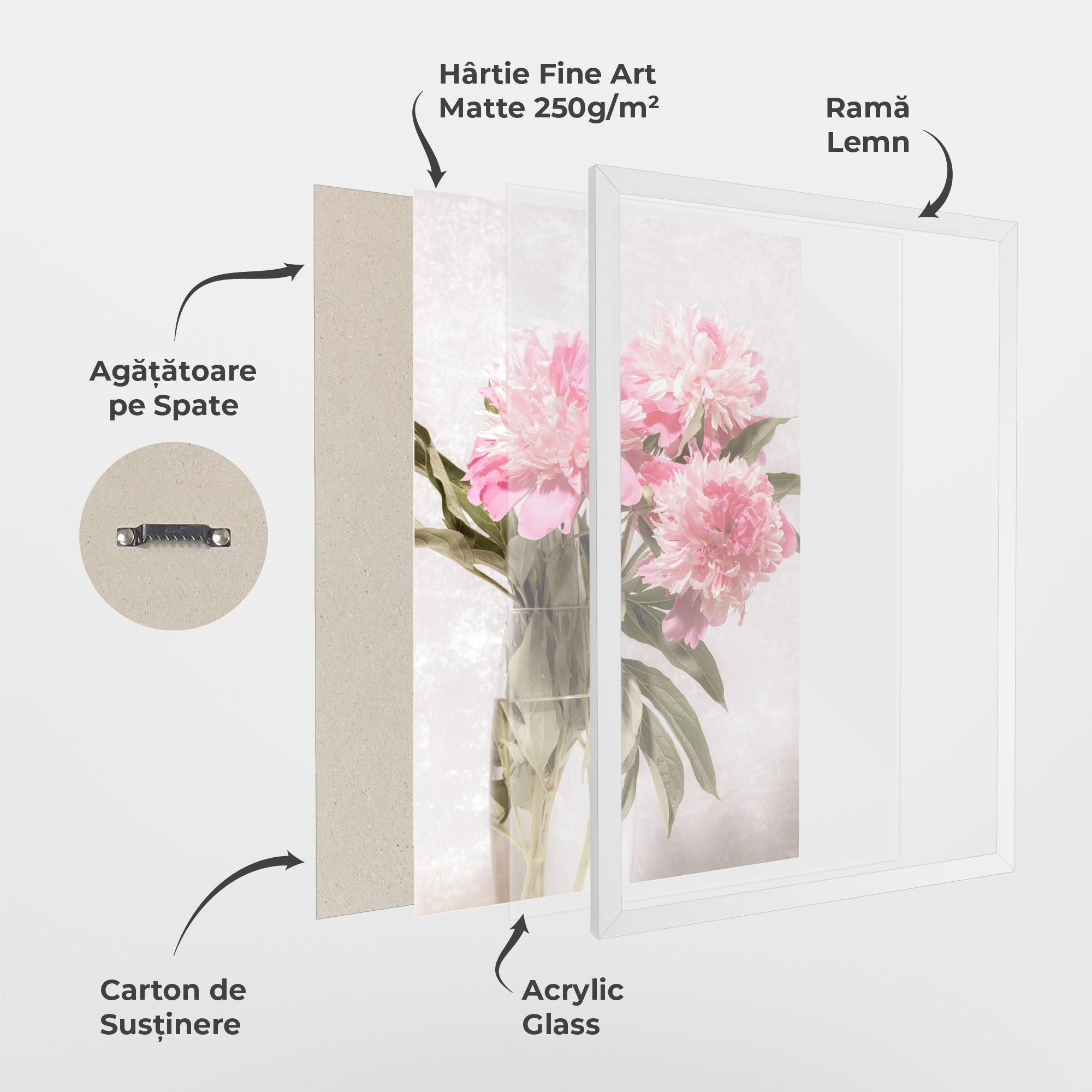Poster Înrămat Bouquet Vase mockup 1