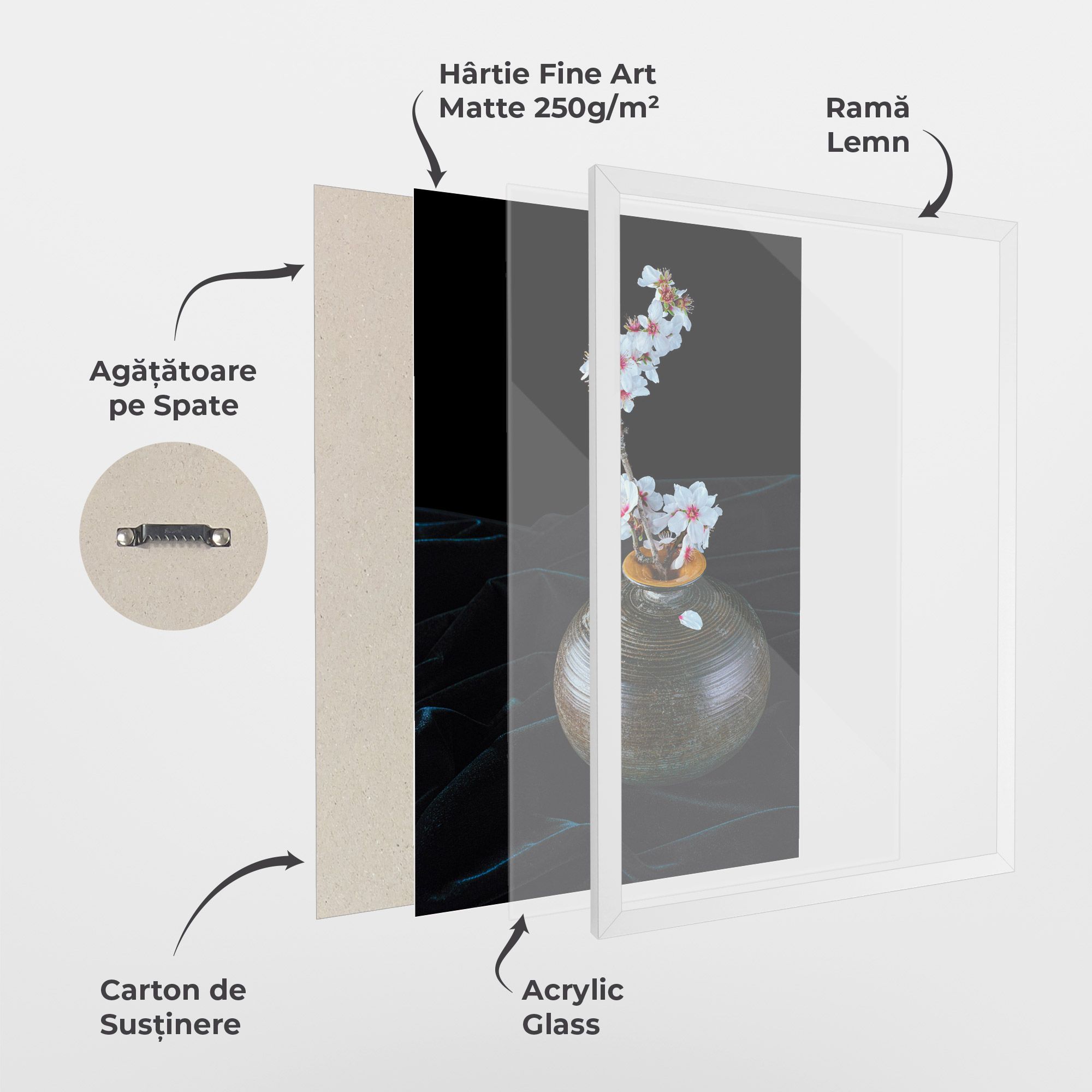 Brown Vase Flowers mockup 1