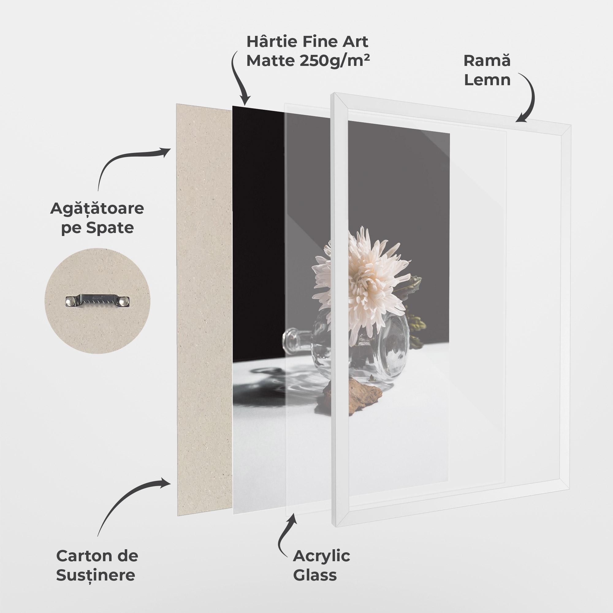 Poster Înrămat Cool Ase mockup 1