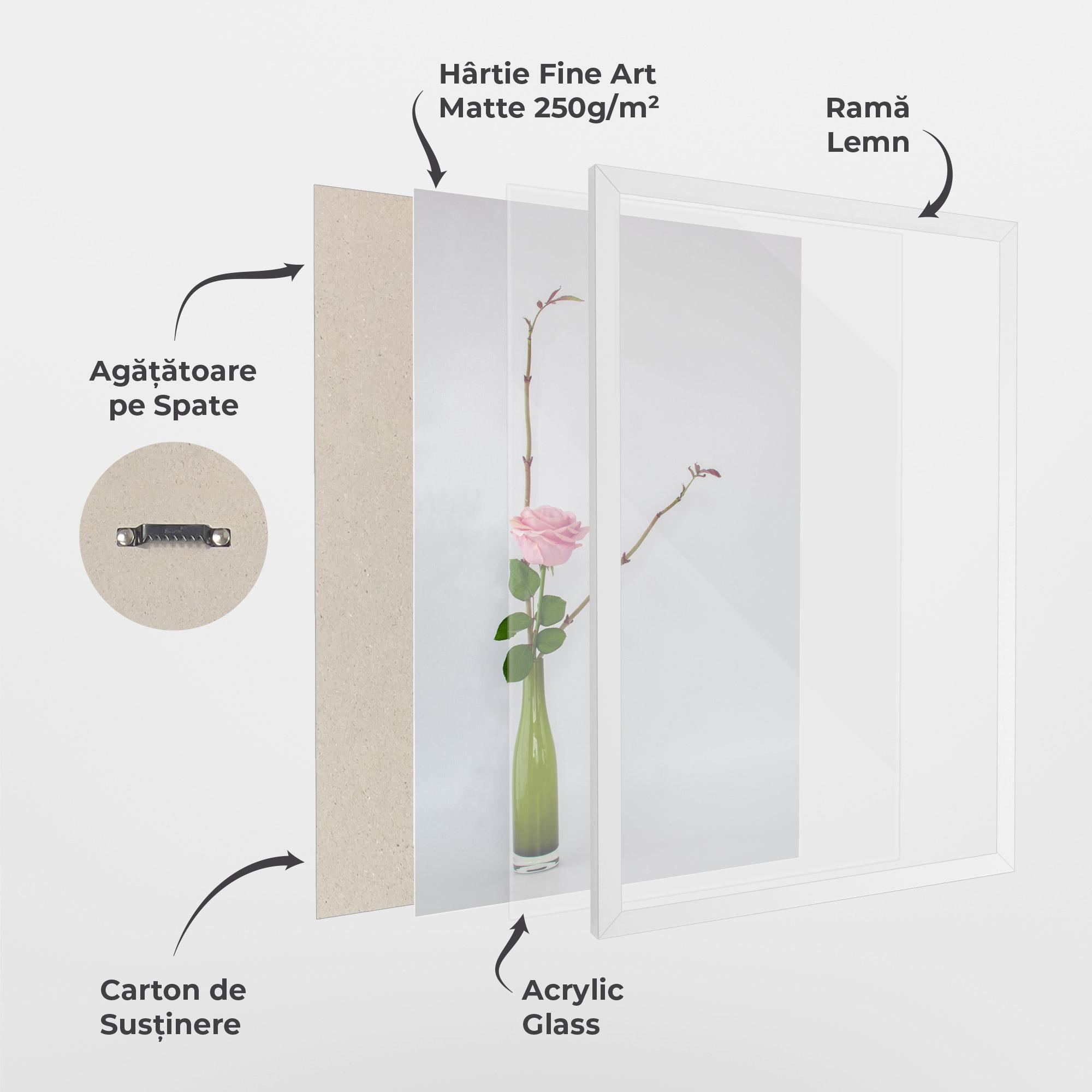 Poster Înrămat Wine Vase mockup 1