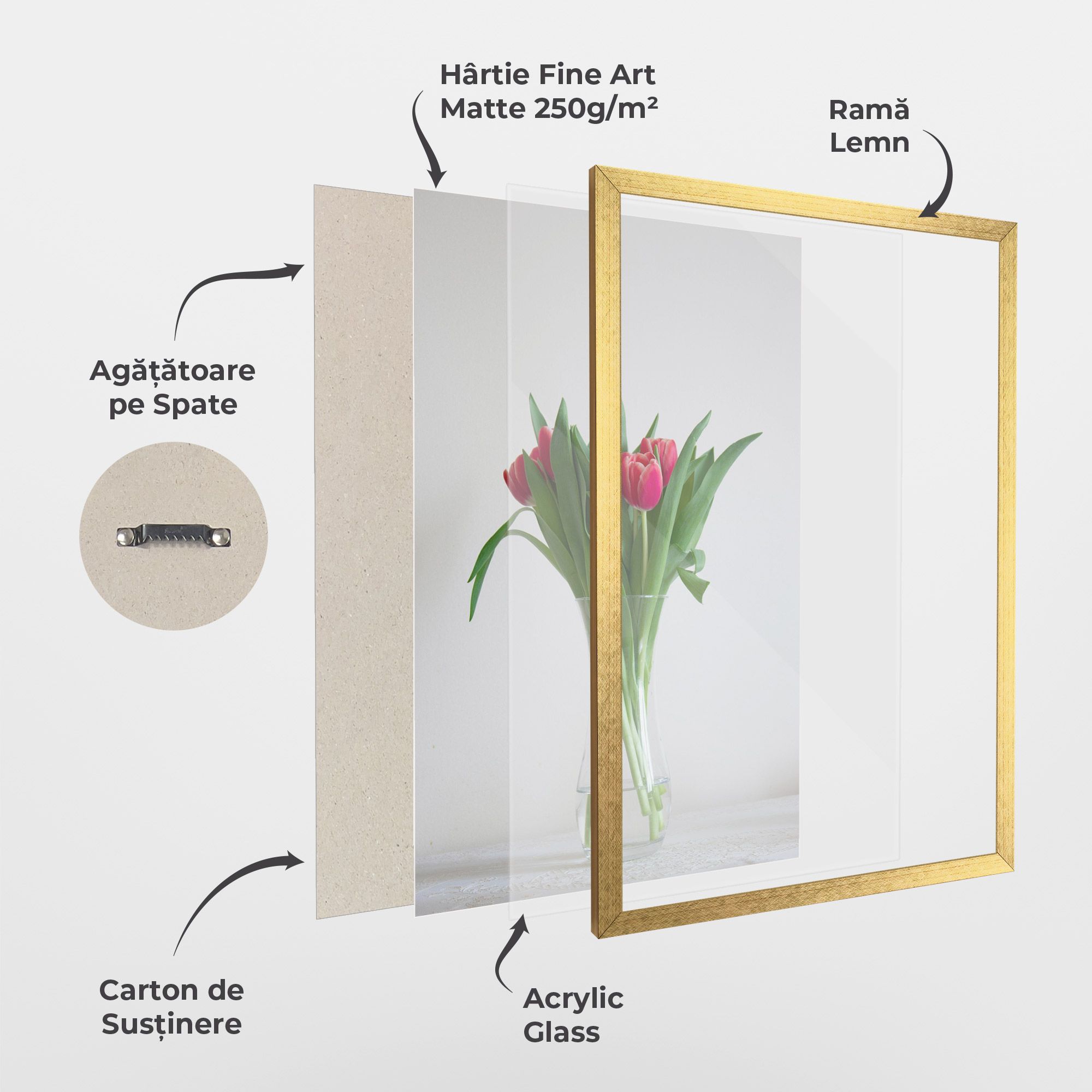 Pretty Tulips Vase mockup 1