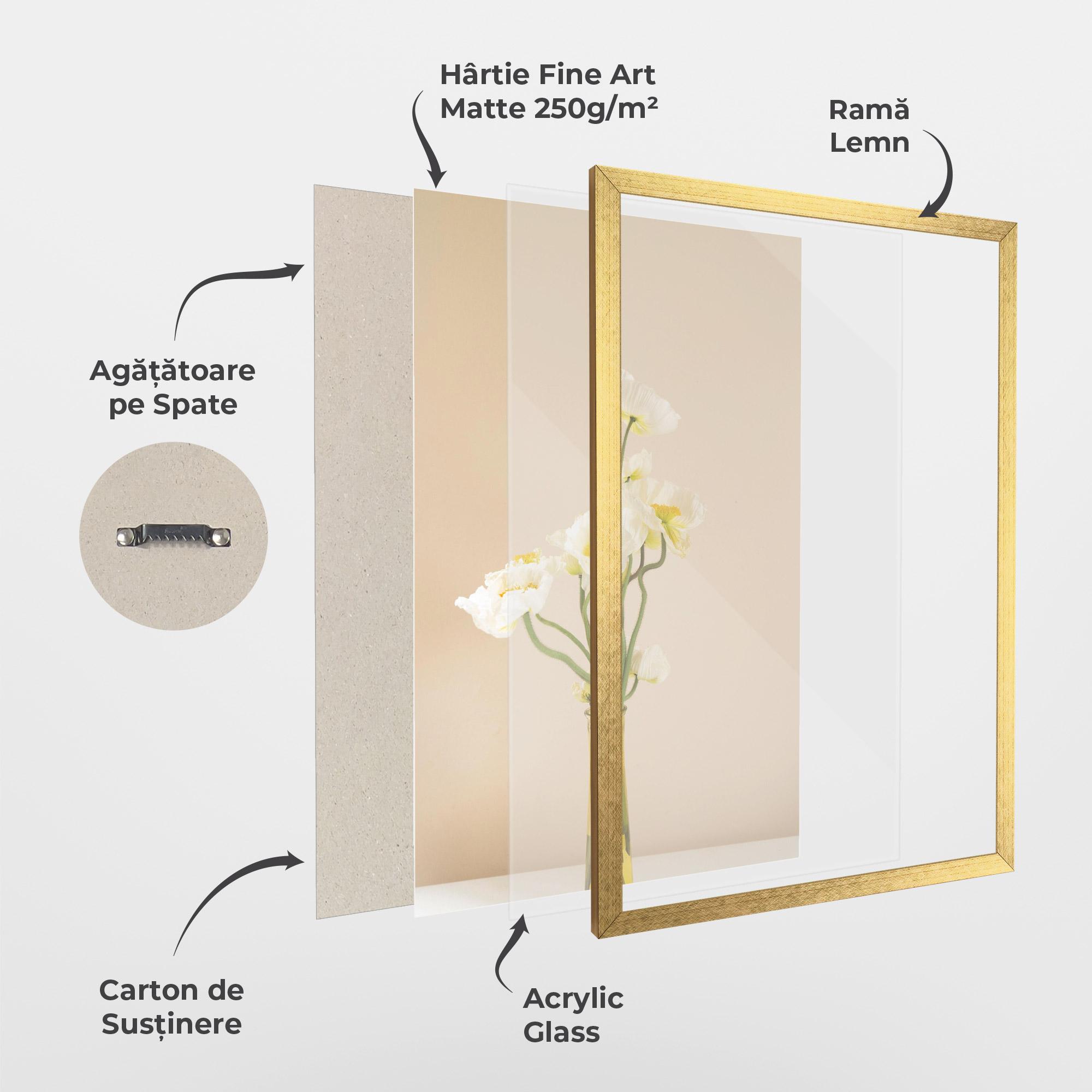 Poster Înrămat Pretty Vase mockup 1