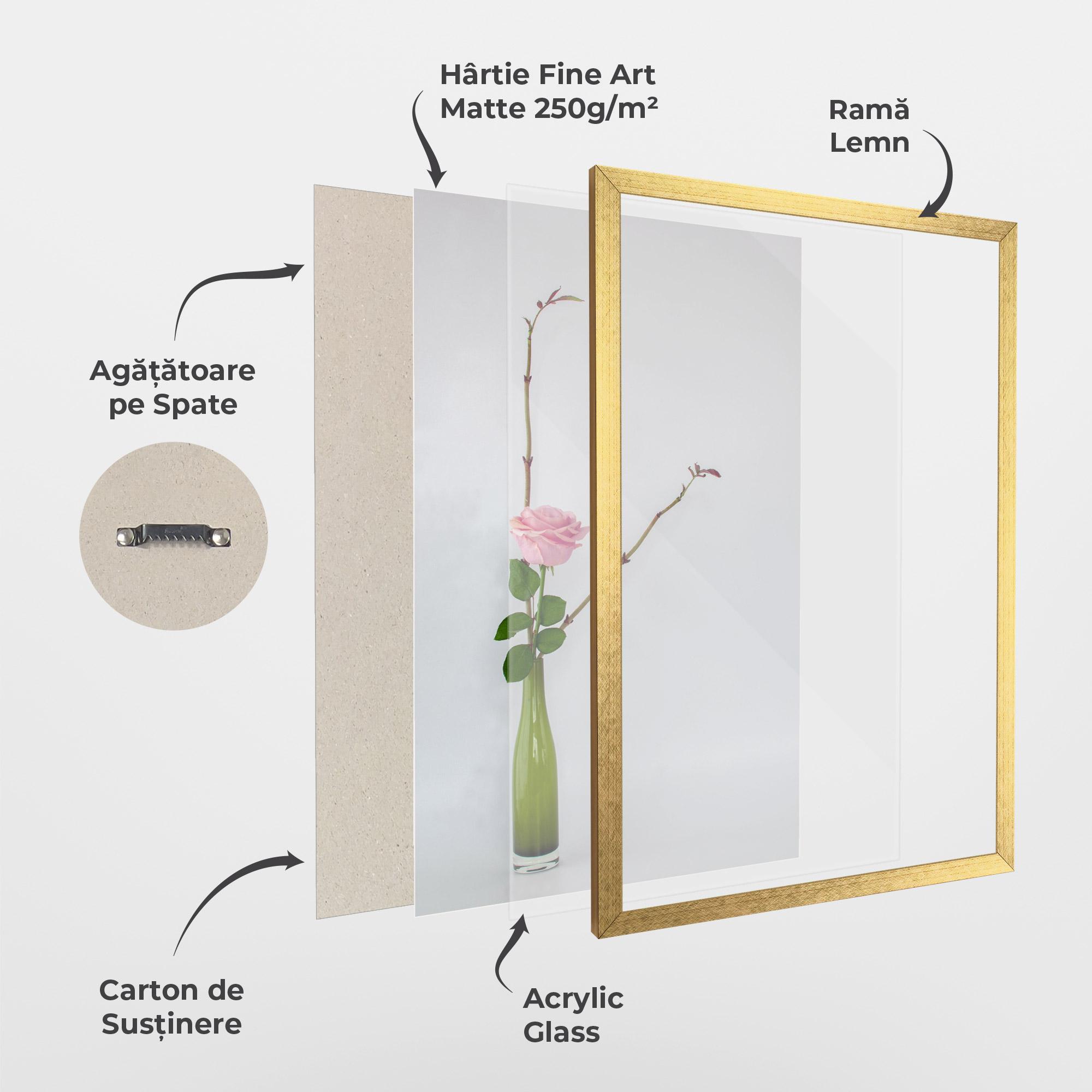 Poster Înrămat Wine Vase mockup 1