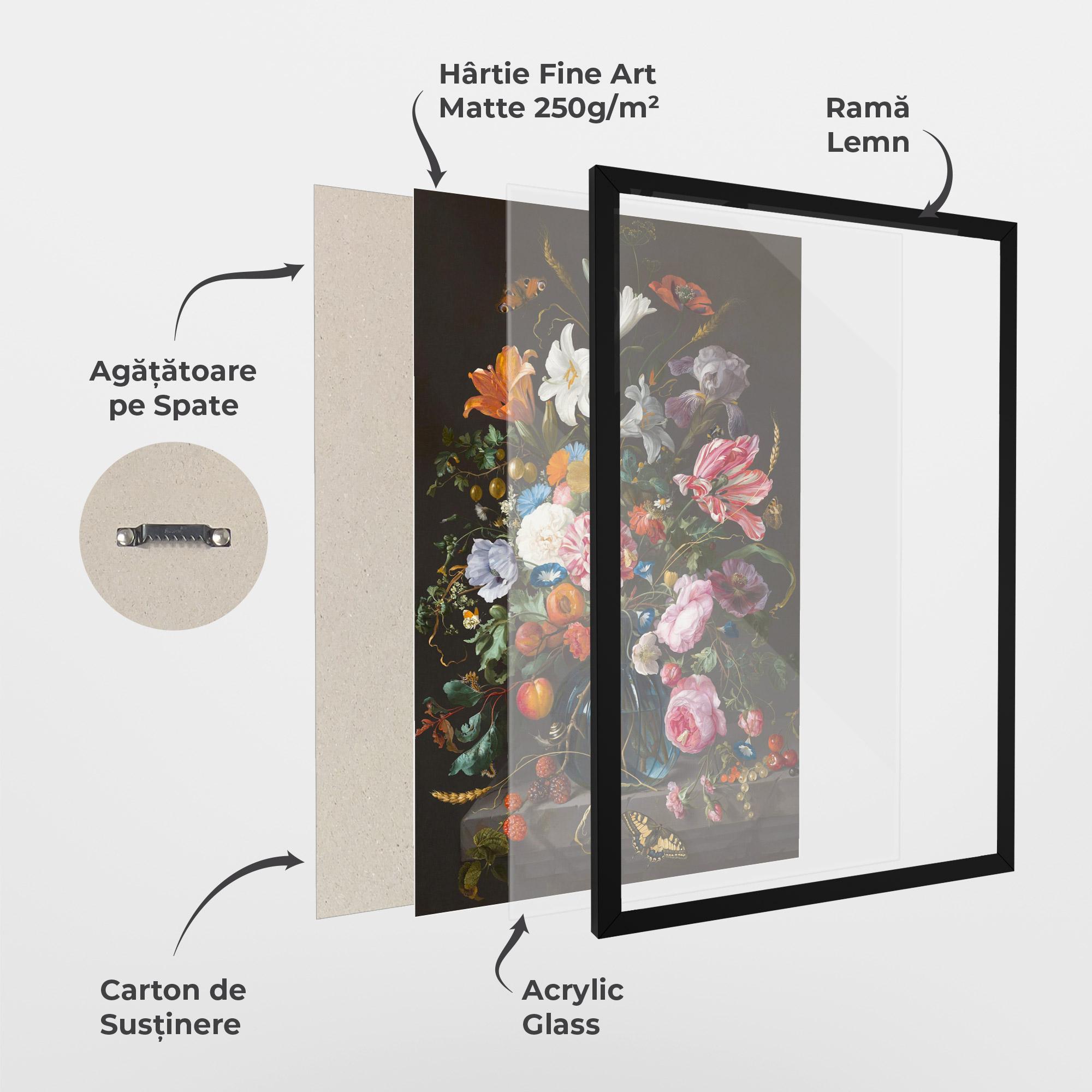 Poster Înrămat Blossom Of Life mockup 1